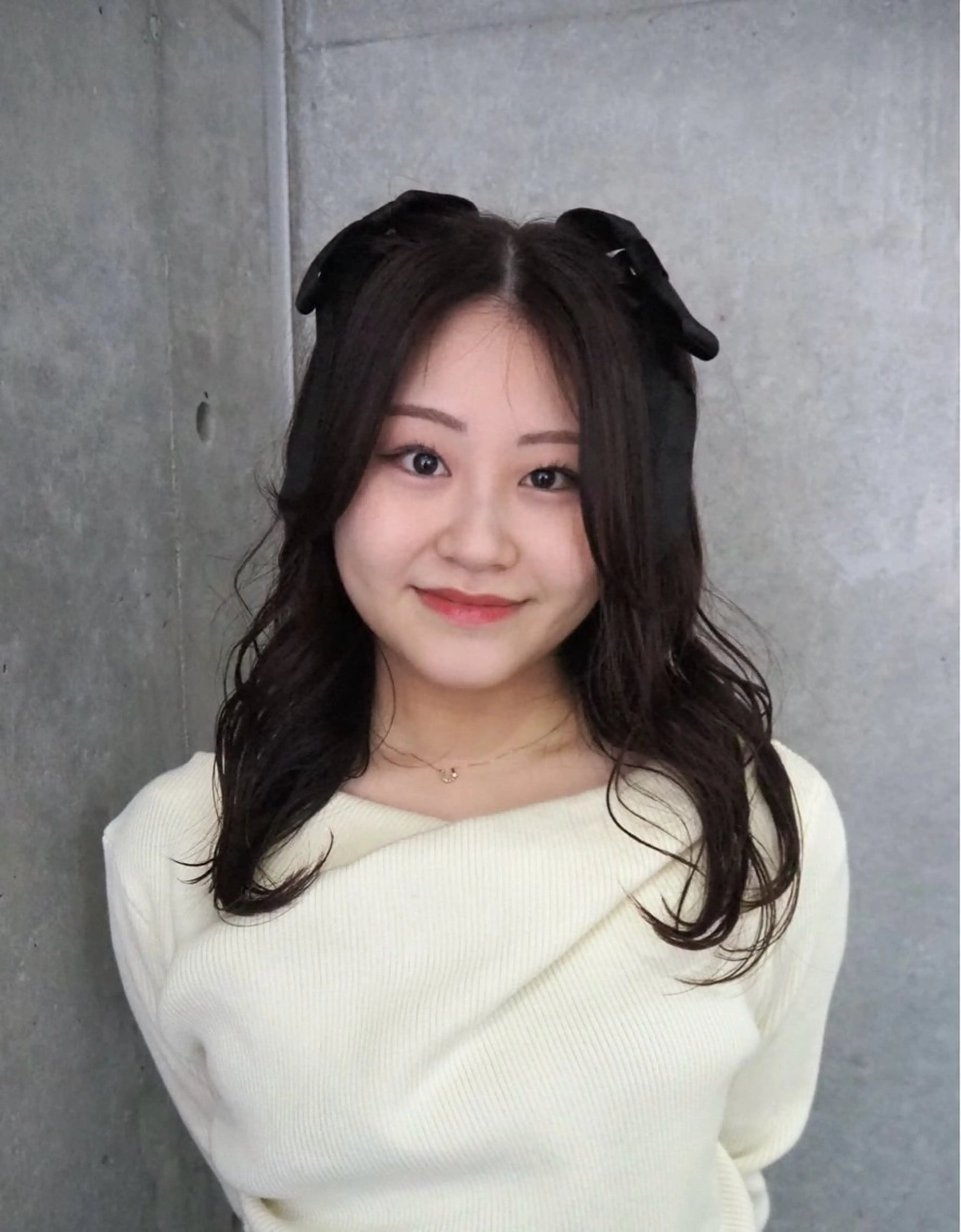 セミロング FERIA池田 神原萌花のヘアスタイル