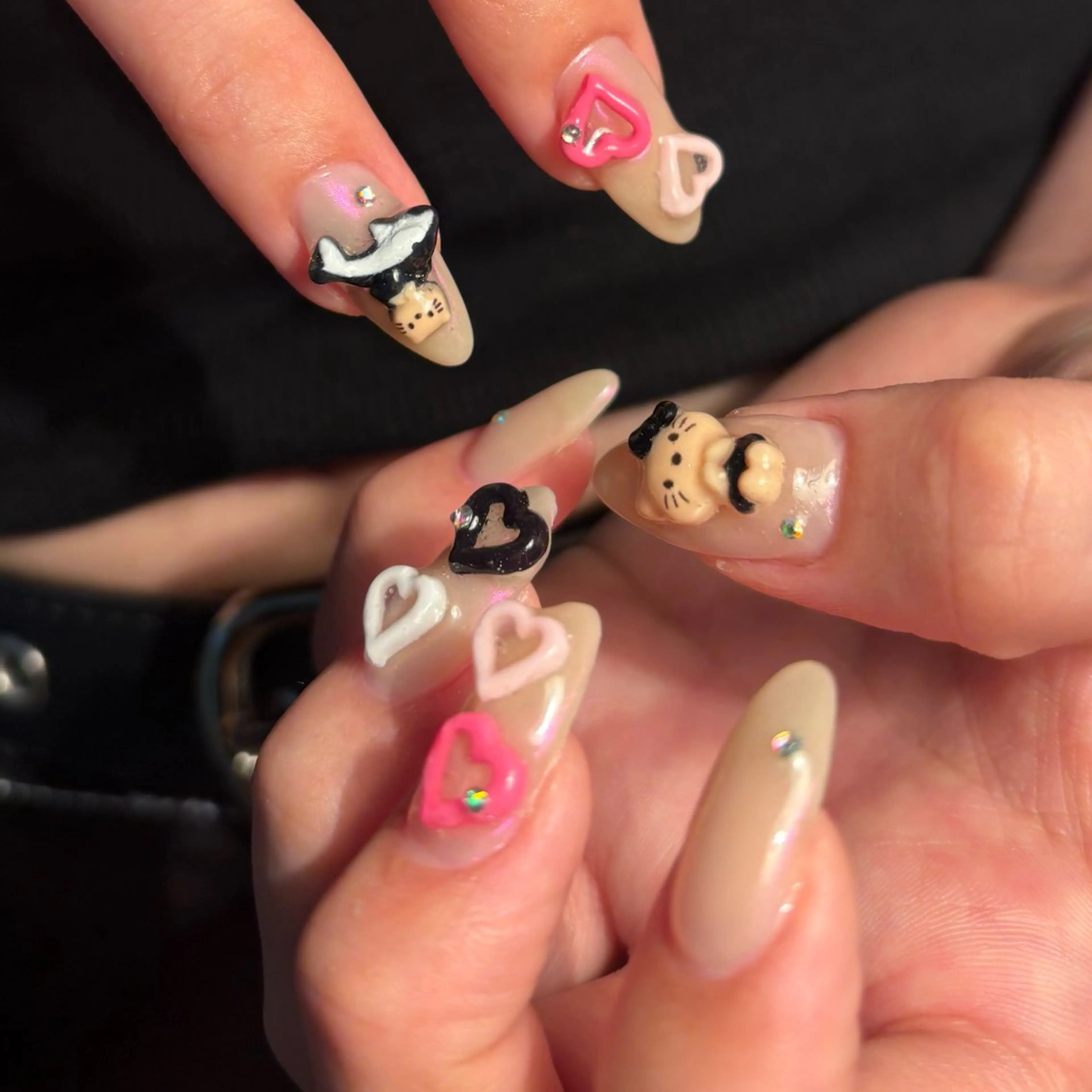 ネイル ロングネイル ハンドネイル 【orchid】 Hitomiのネイルデザイン