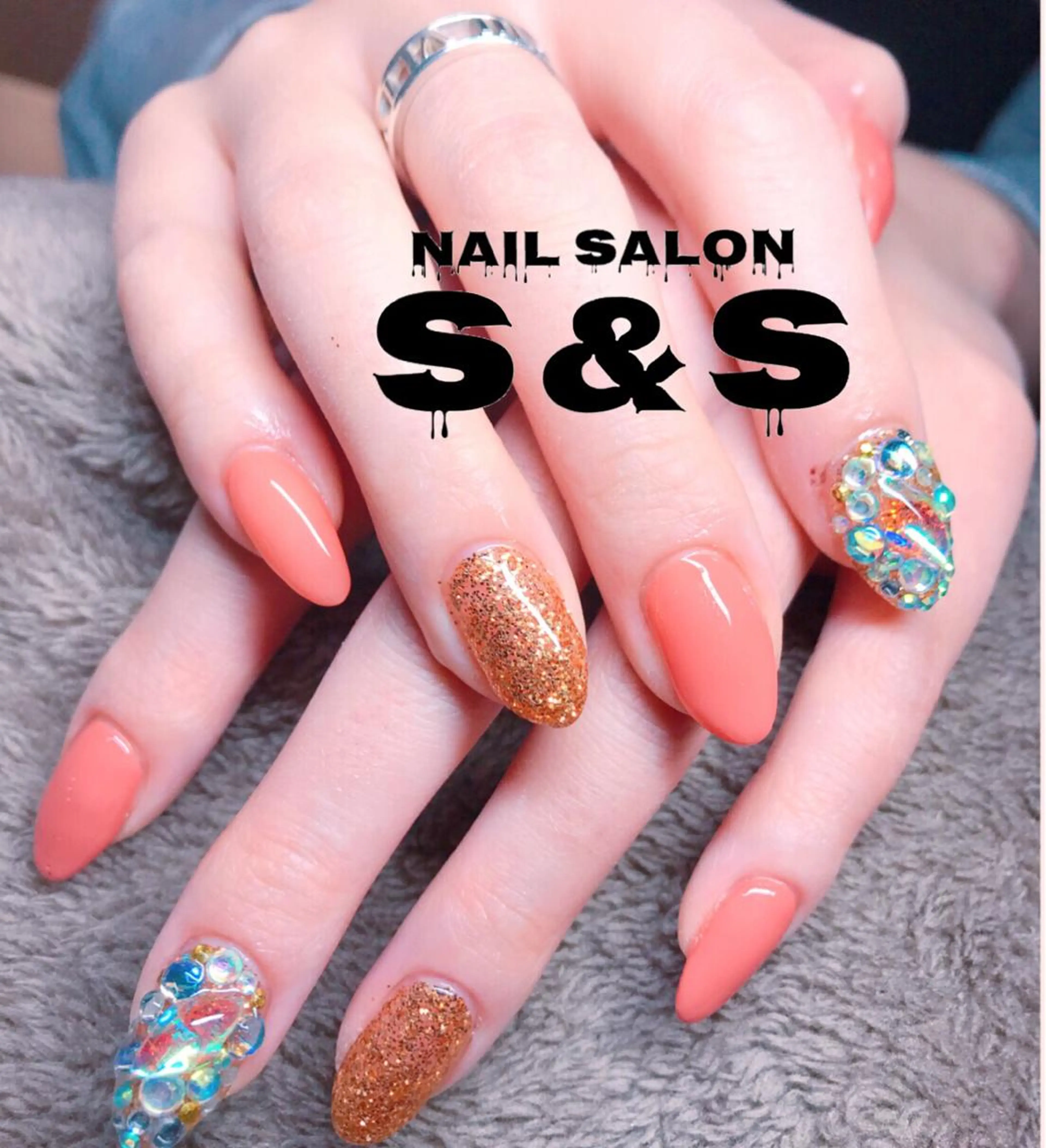 ネイル 長さ出し メンズネイル 持ち込み スカルプネイル ネイルチップ S&S 村田小百合のネイルデザイン