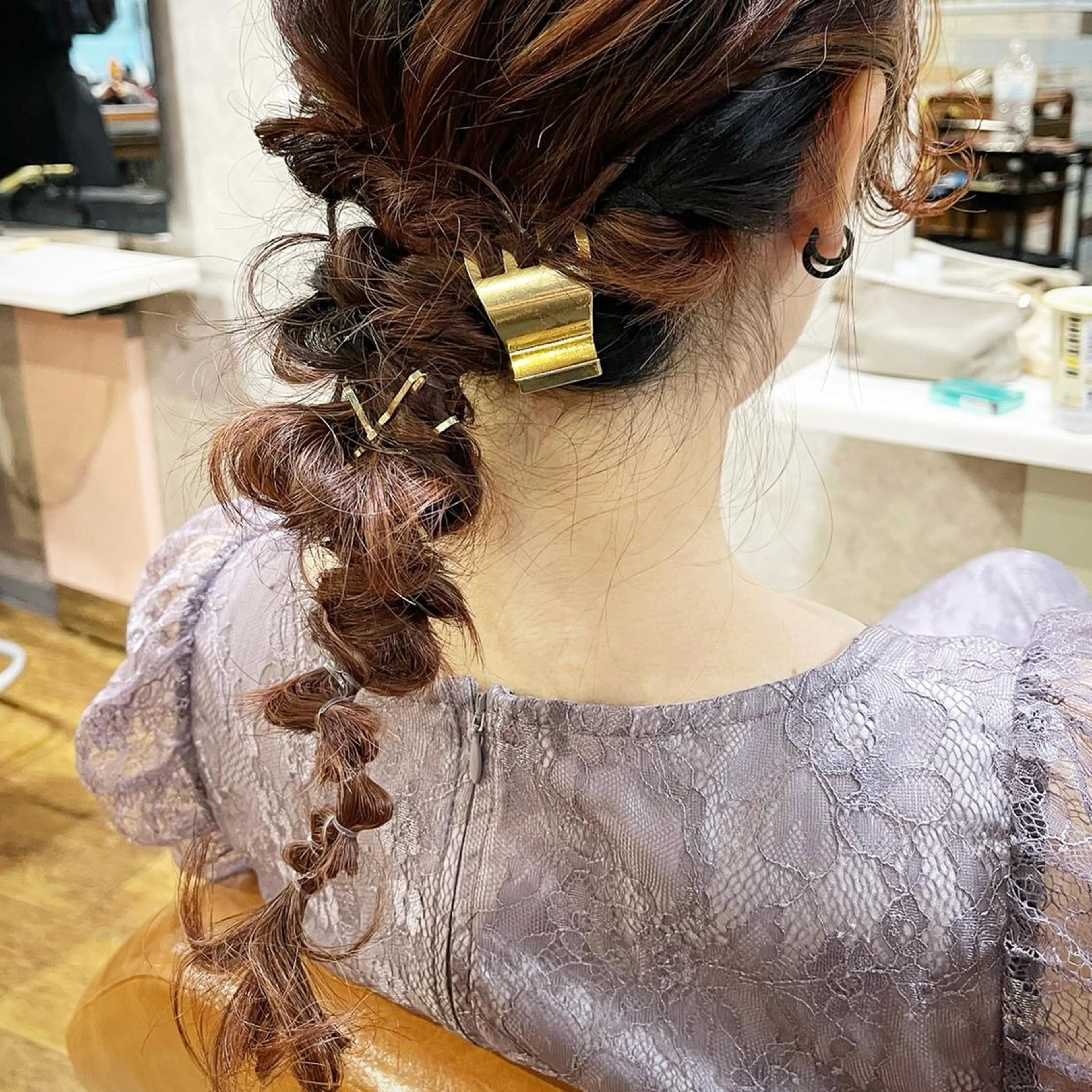 ヘアセット mEg hair creation新川崎店所属・荒川 ひなの 新川崎のヘアスタイル