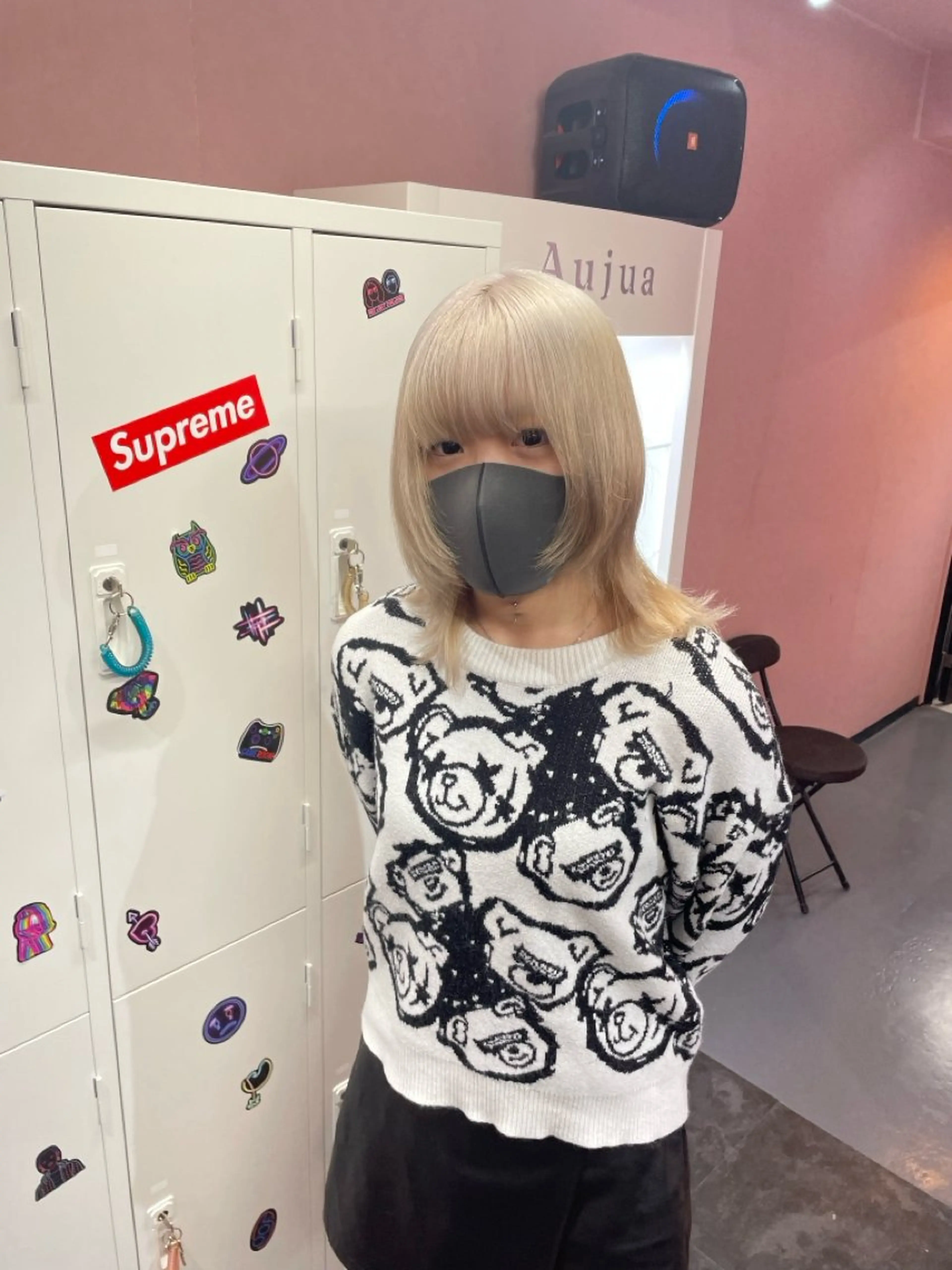 ミディアム ヘアカラー ハイトーン/ブリーチ /hikaruのヘアスタイル