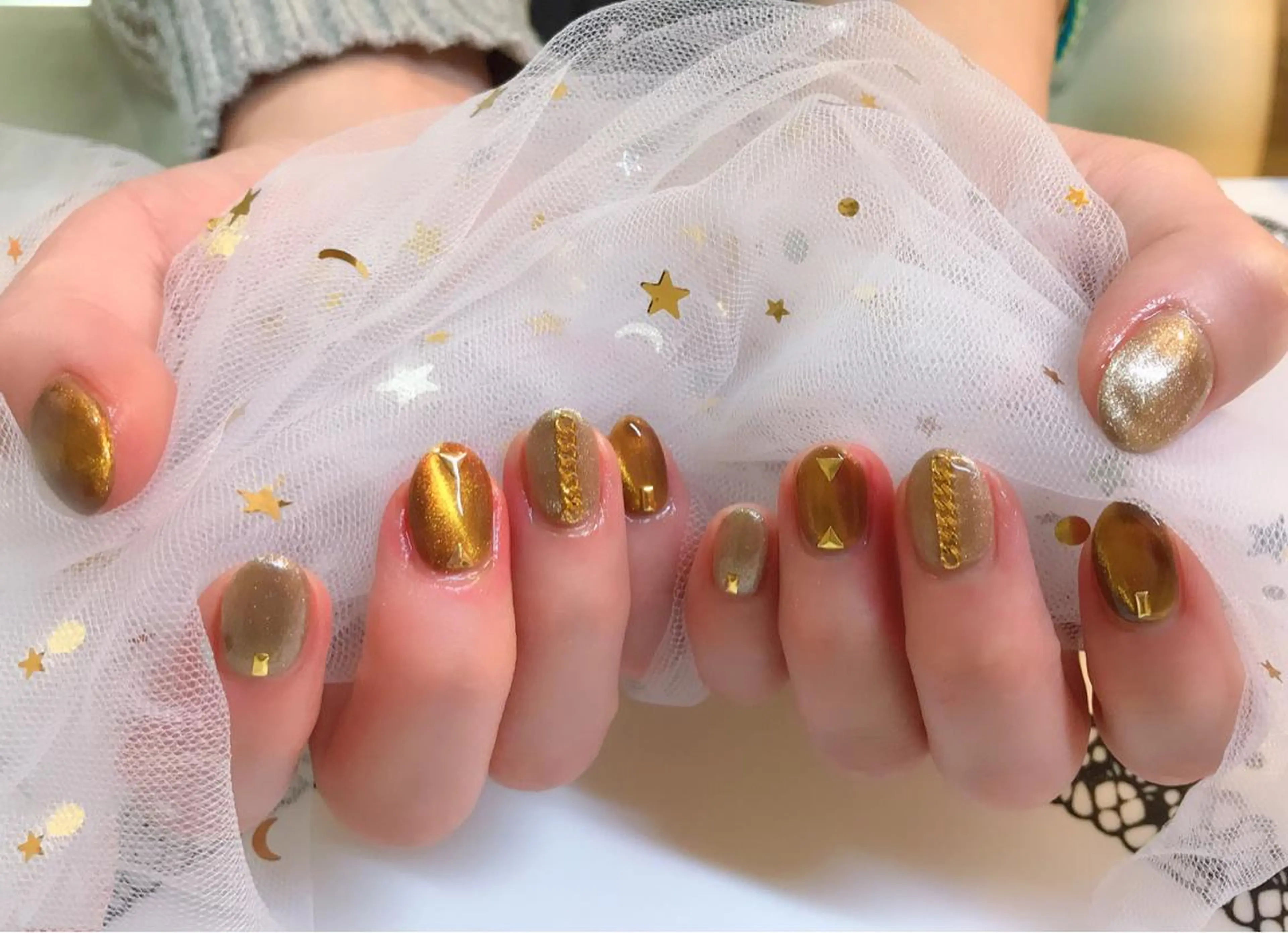 カラー ネイル Q Free nailsのネイルデザイン