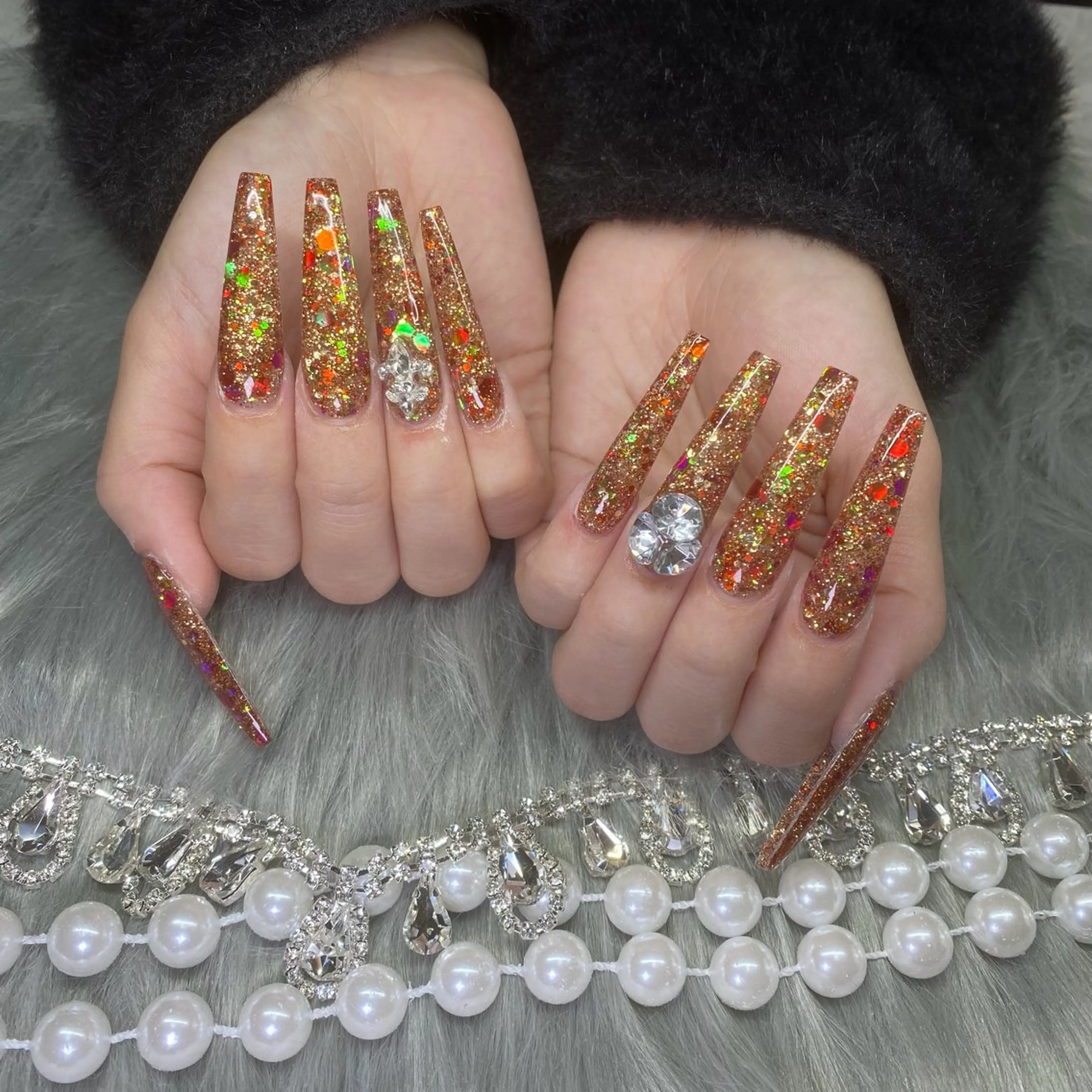 ネイル フレンチネイル ジェルネイル 韓国ネイル ロングネイル マグネットネイル ハンドネイル Nail Salon Grow所属・Nail Salon Growのネイルデザイン