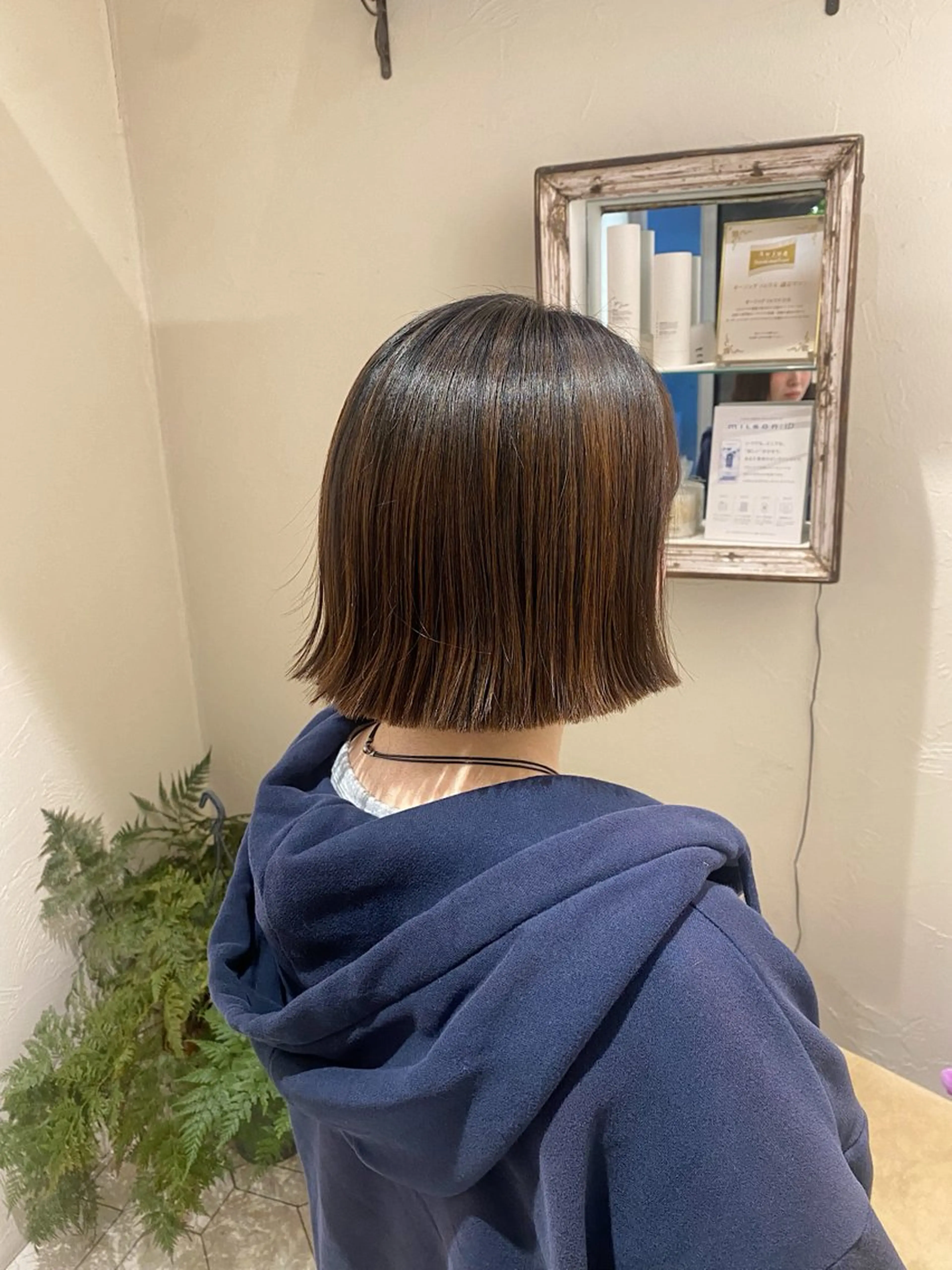 ショート カラー カット トリートメント 艶髪/艶カラー/縮毛 /   タキダのヘアスタイル