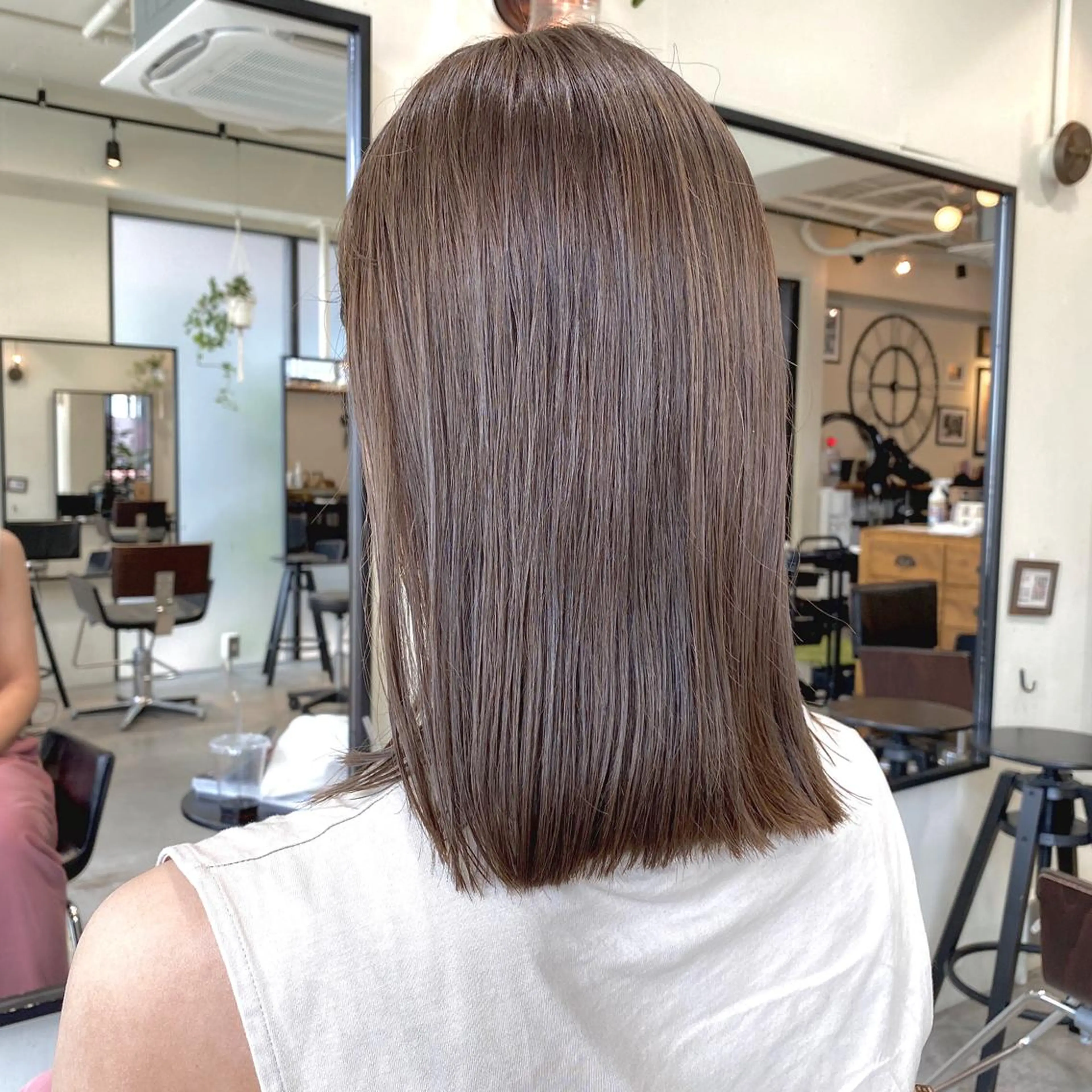 ミディアム カラー ヘアアレンジ 【ダメージレス施術】 【透明感】北村 拓也のヘアスタイル