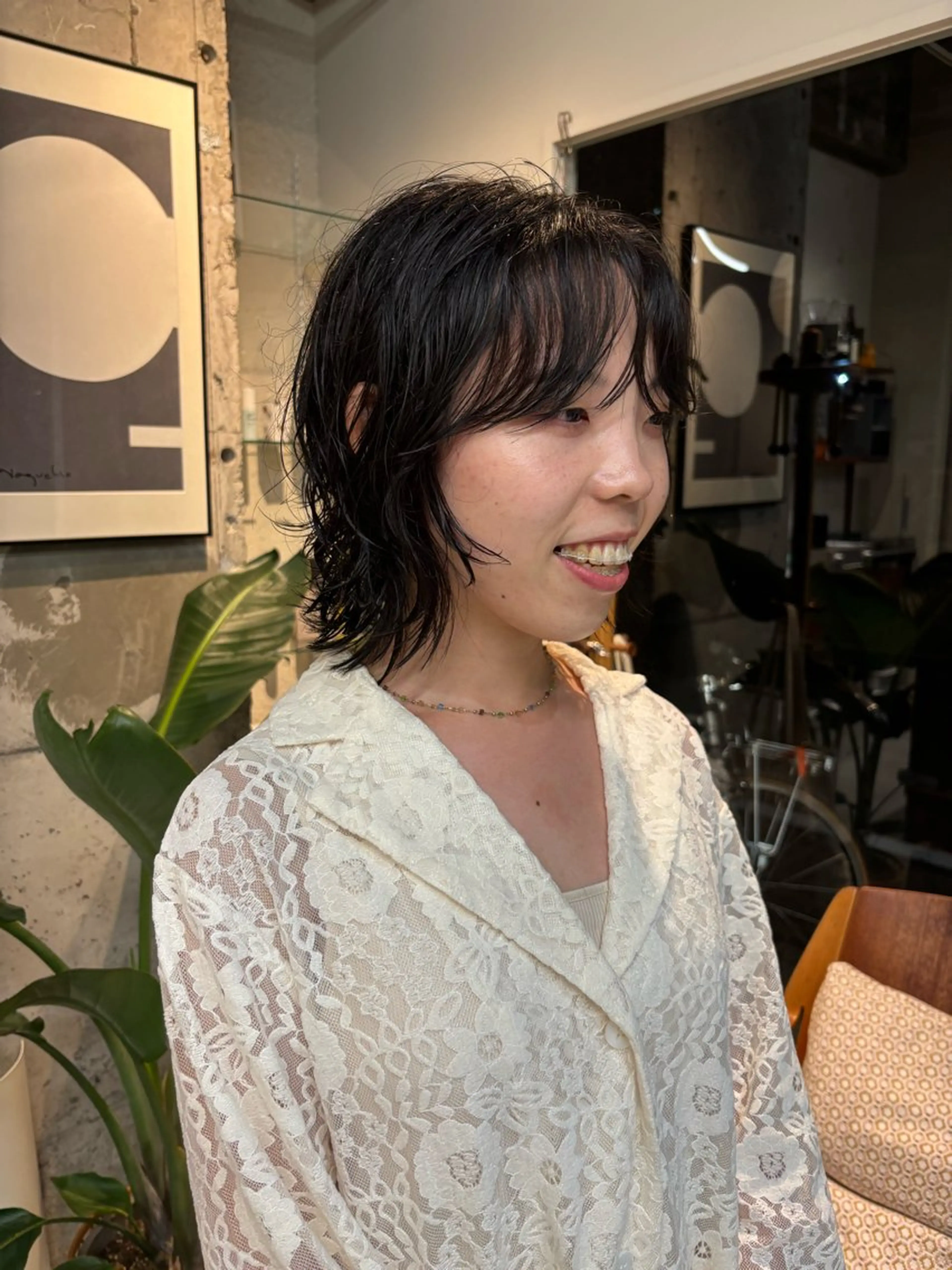 パーマ 永田 愛莉のヘアスタイル