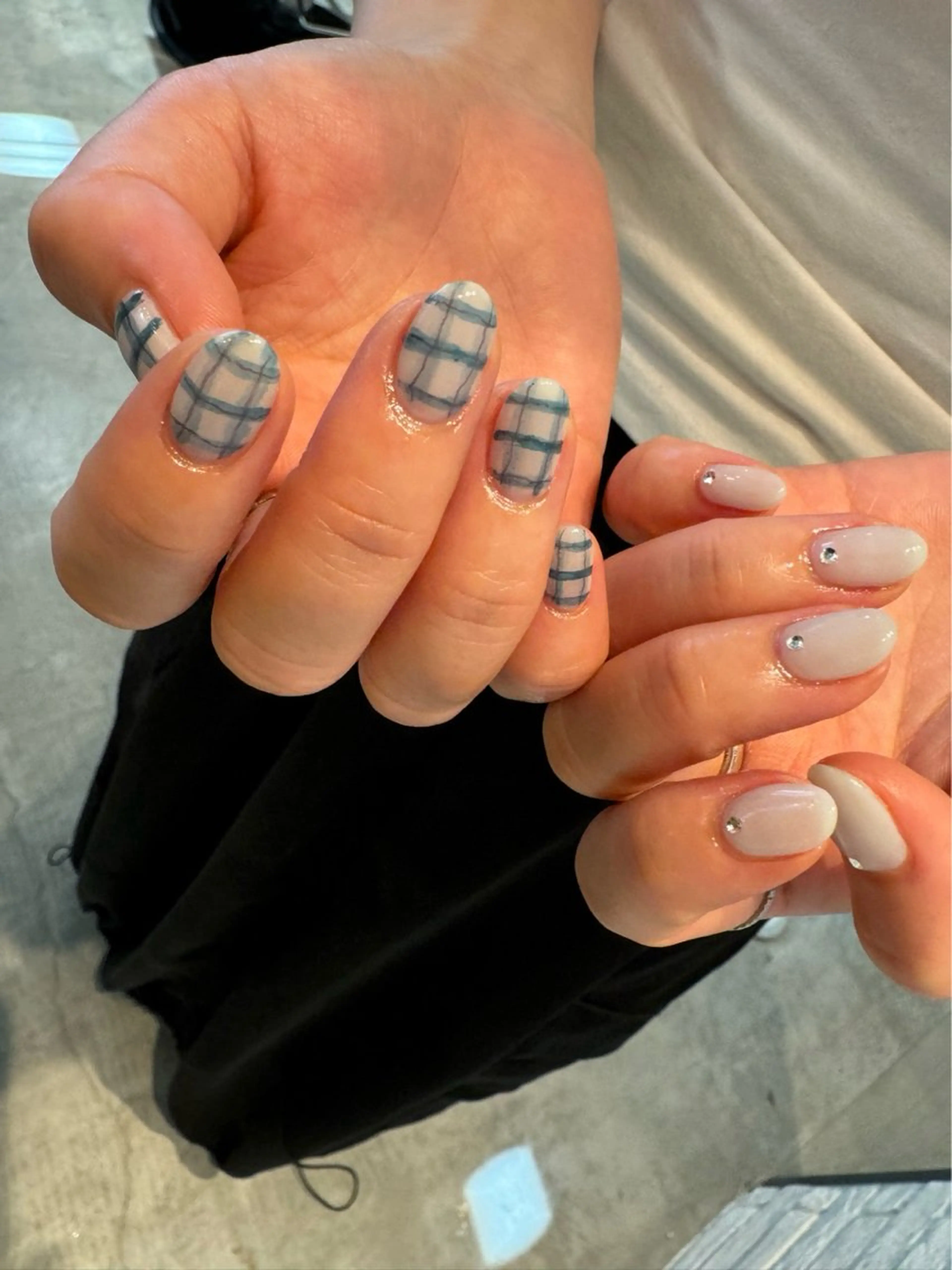 ショート m kaori𓃟のネイルデザイン