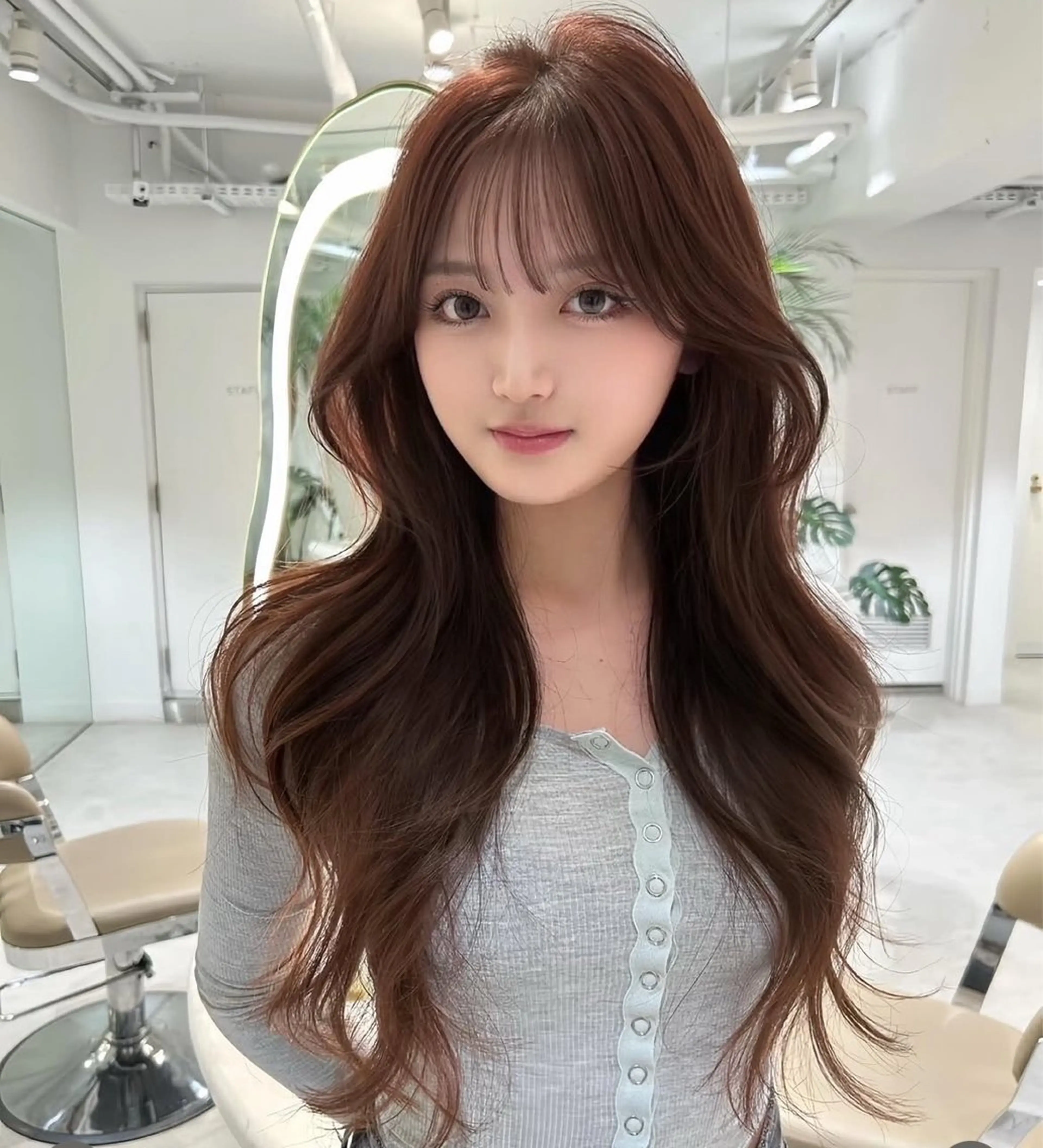 ロング カラー ❄️暗髪/透明感❄️ /reyのヘアスタイル