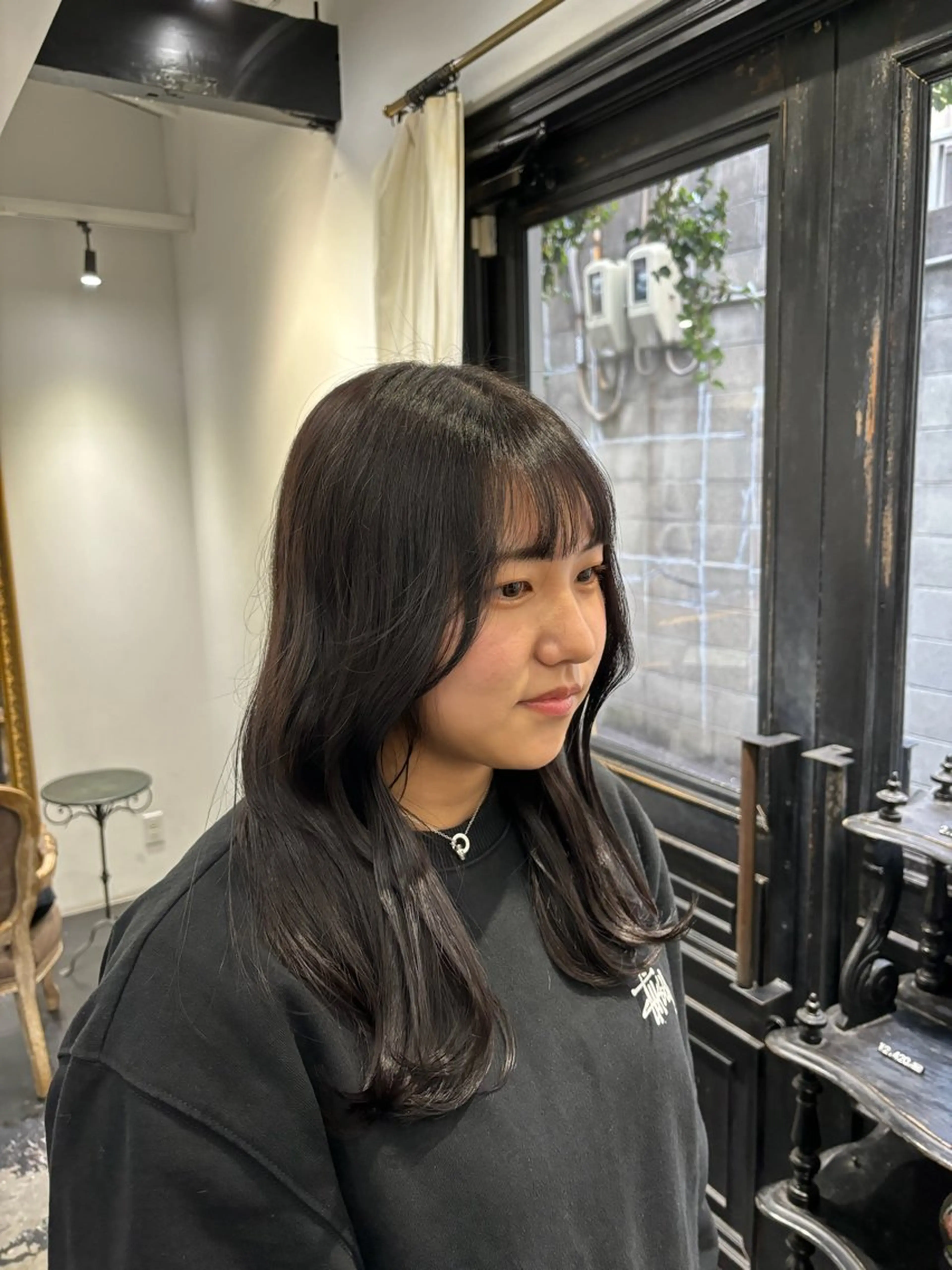 セミロング カラー 韓国メンズヘア/ ダウンパーマ/歩夢のヘアスタイル