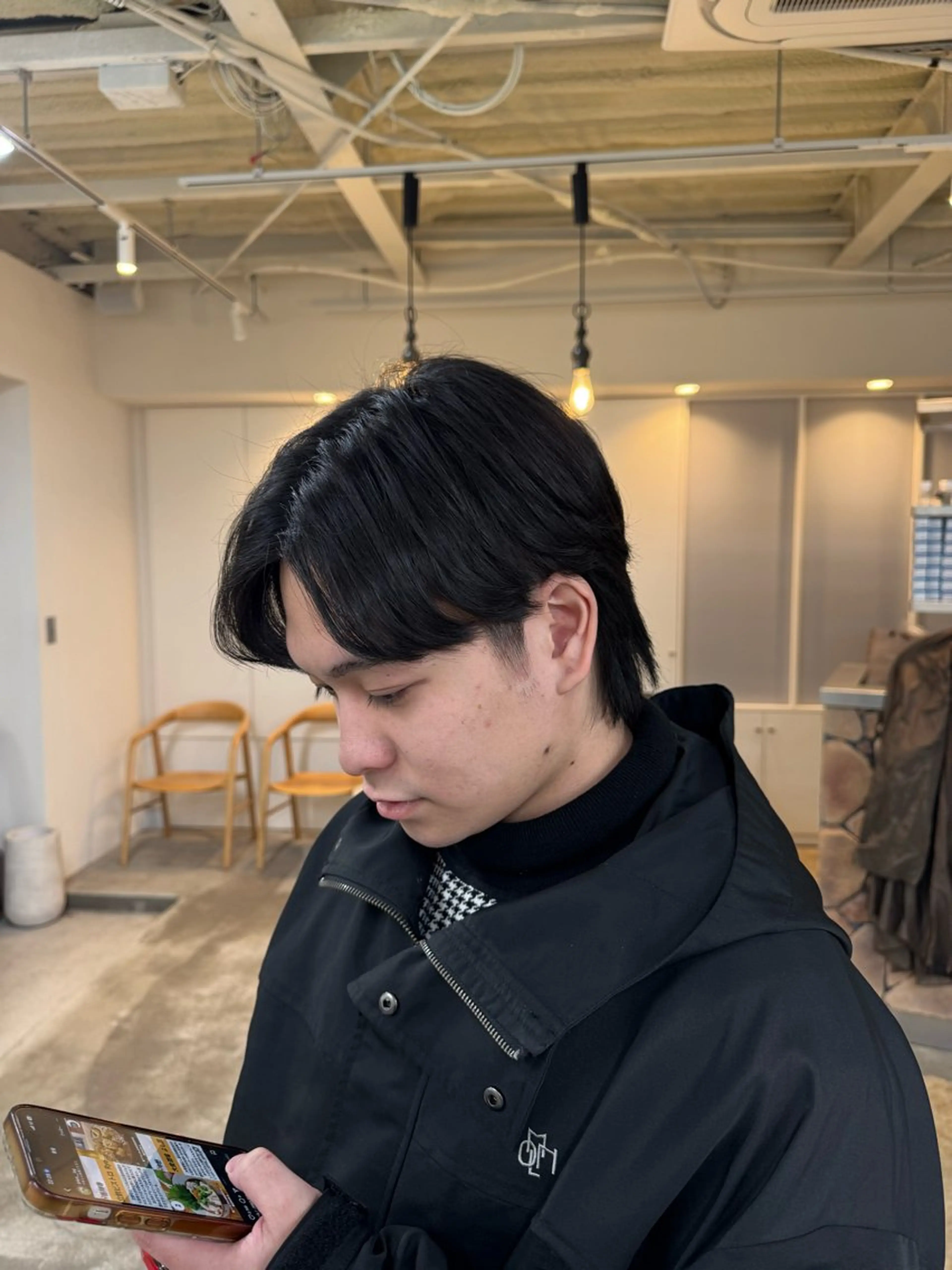 メンズ センターパート fand / HINAのヘアスタイル