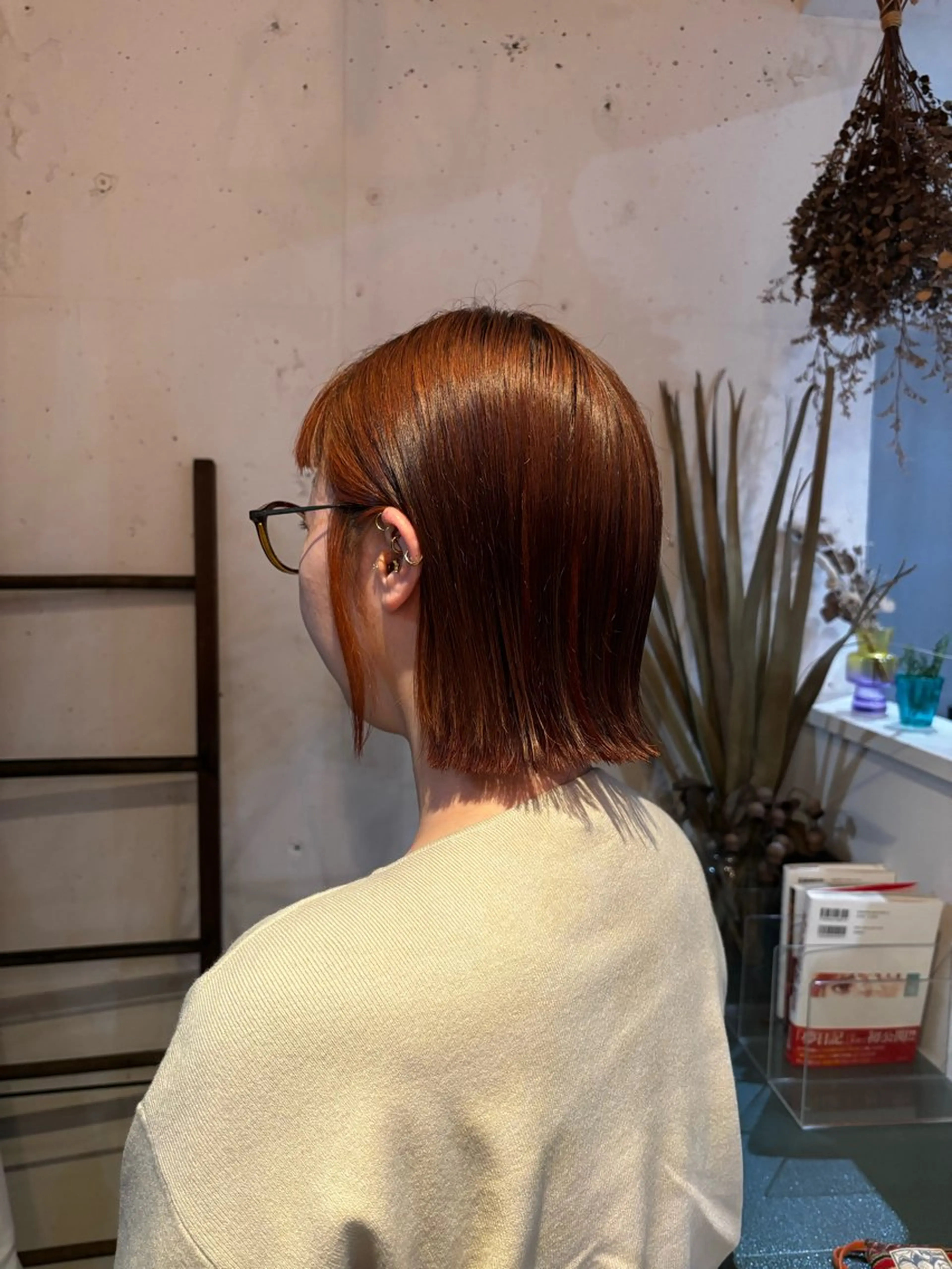 ショート カット ヘアカラー 🍒サクラ🍒 /透明感カラー/艶髪のヘアスタイル