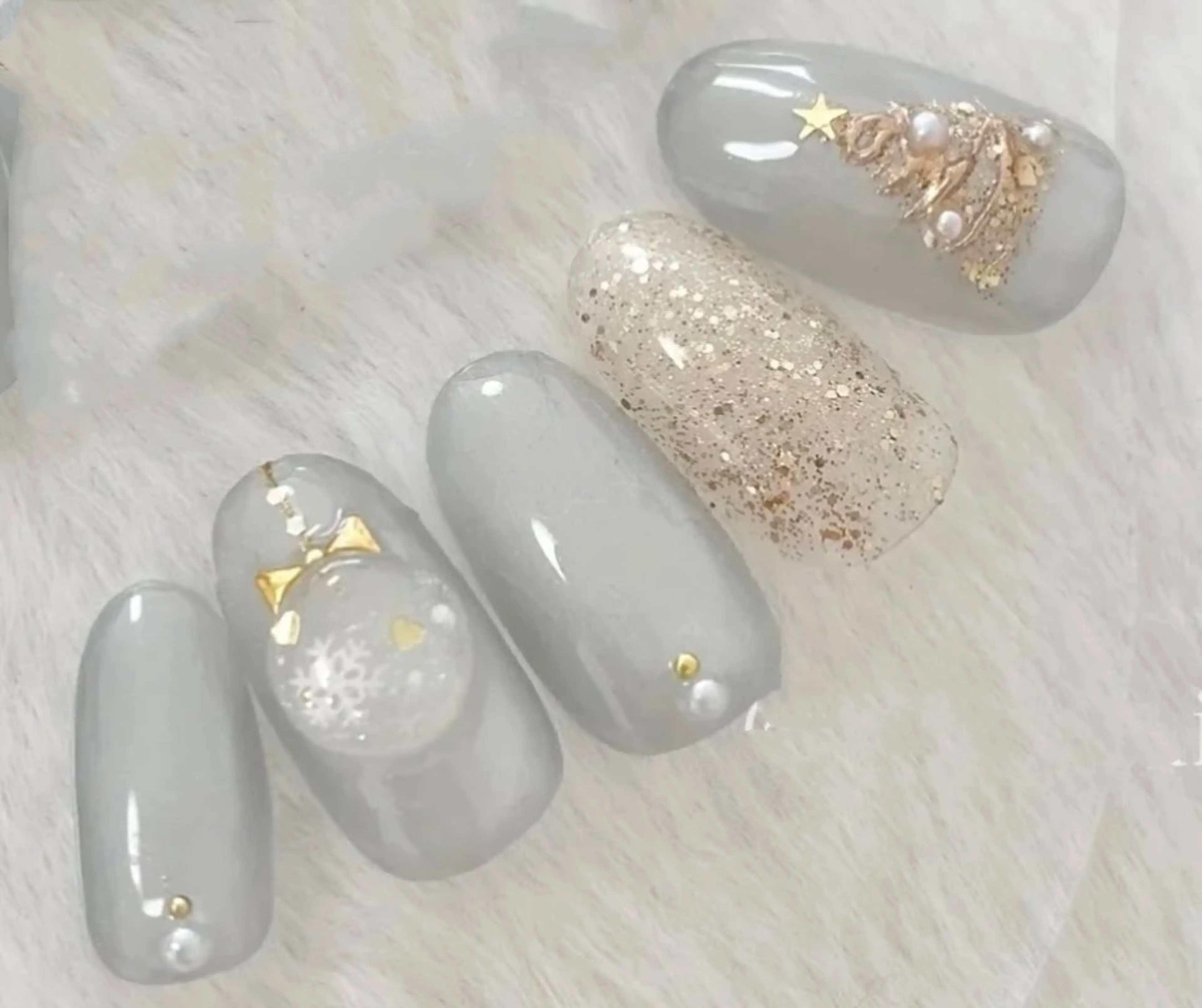 ネイル ハンドネイル ハンドケア H3 Nail Tsuki🦋💙のネイルデザイン