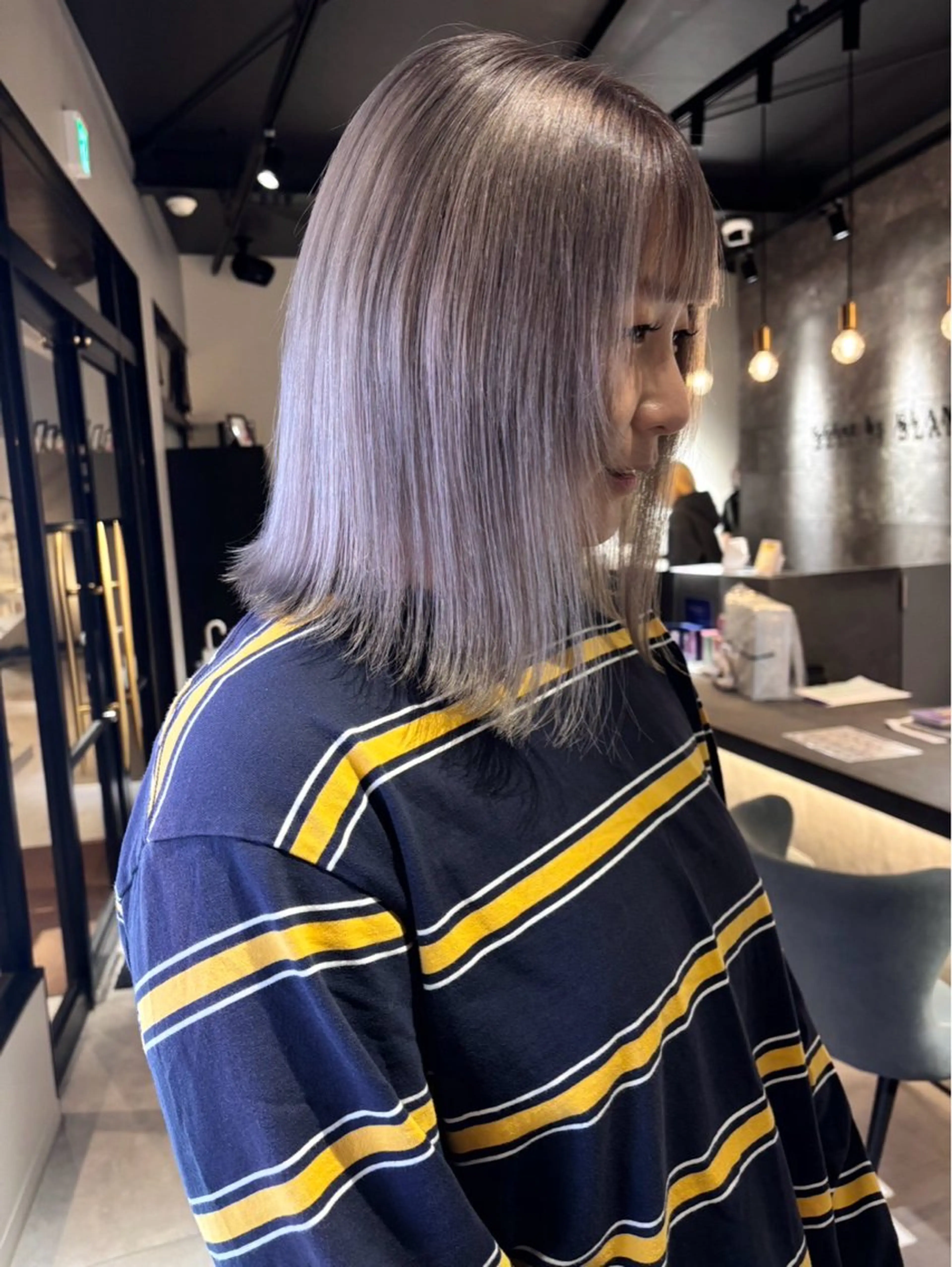 【ブリーチあり】ブリーチ➕全体カラーの写真