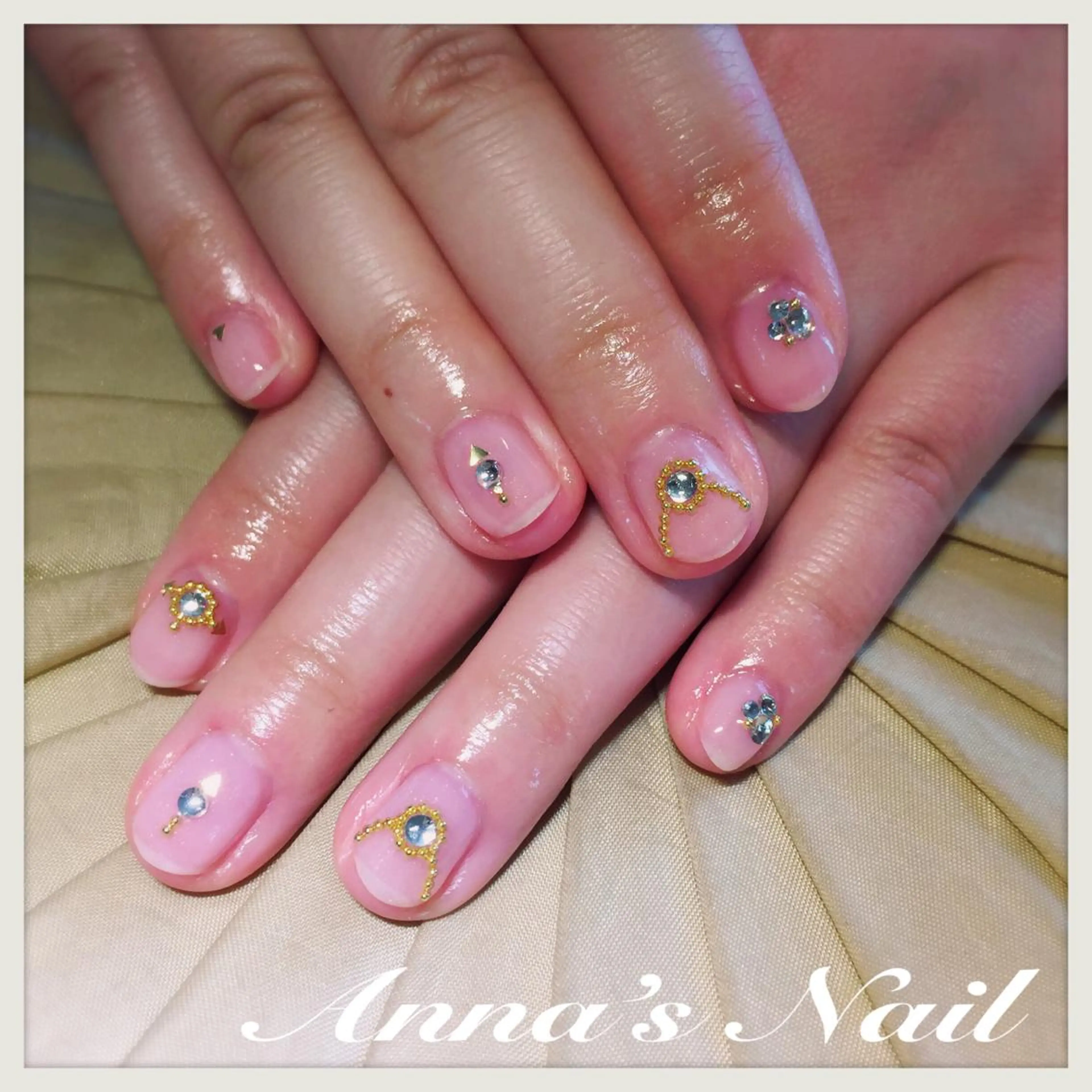 ネイル ショートネイル Anna’s Nail所属・清口 杏奈のネイルデザイン