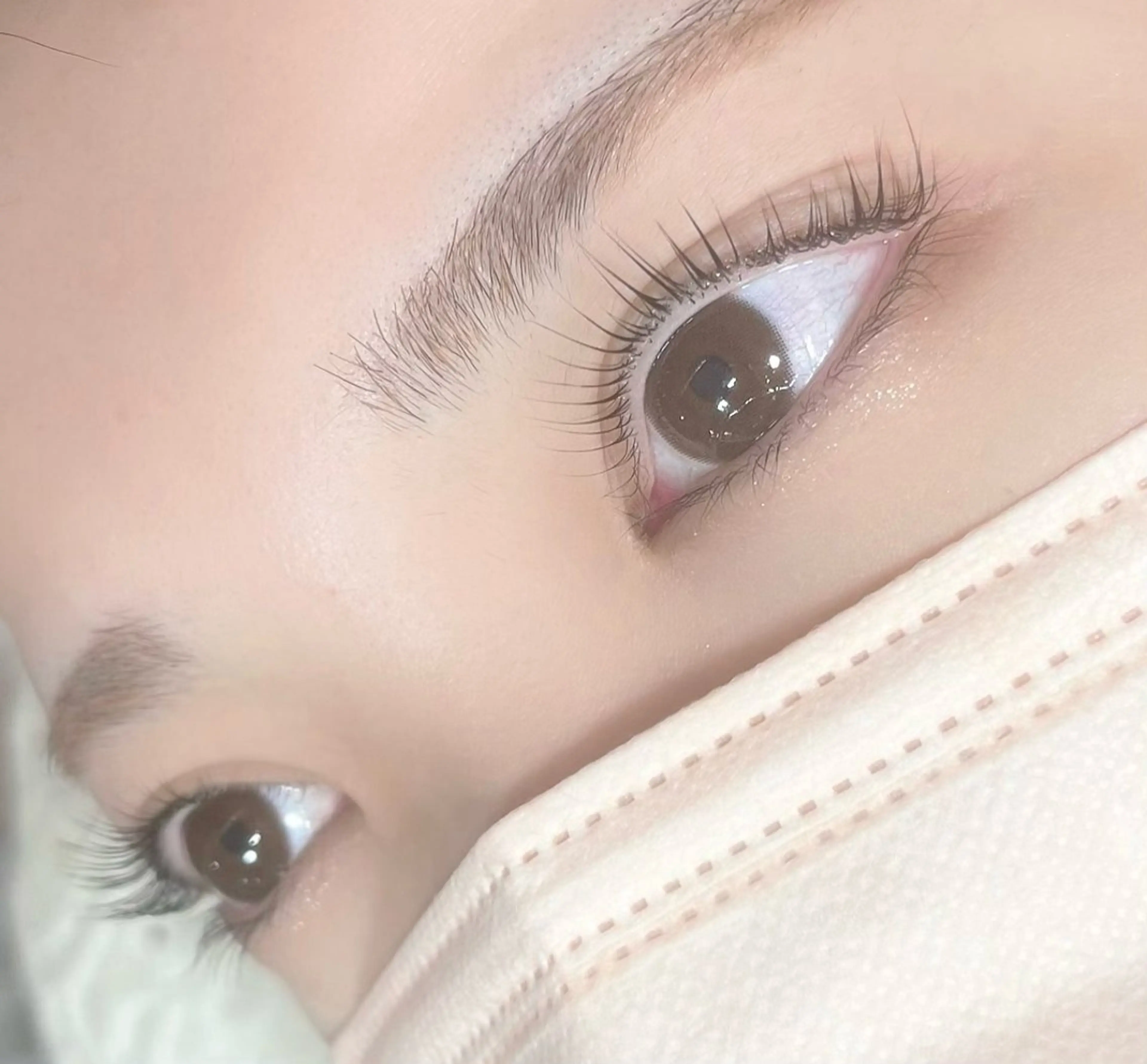 マツエク・マツパ パリジェンヌラッシュリフト 一重×まつ毛パーマ Charme 五反田・不動前・目黒のマツエク・マツパデザイン