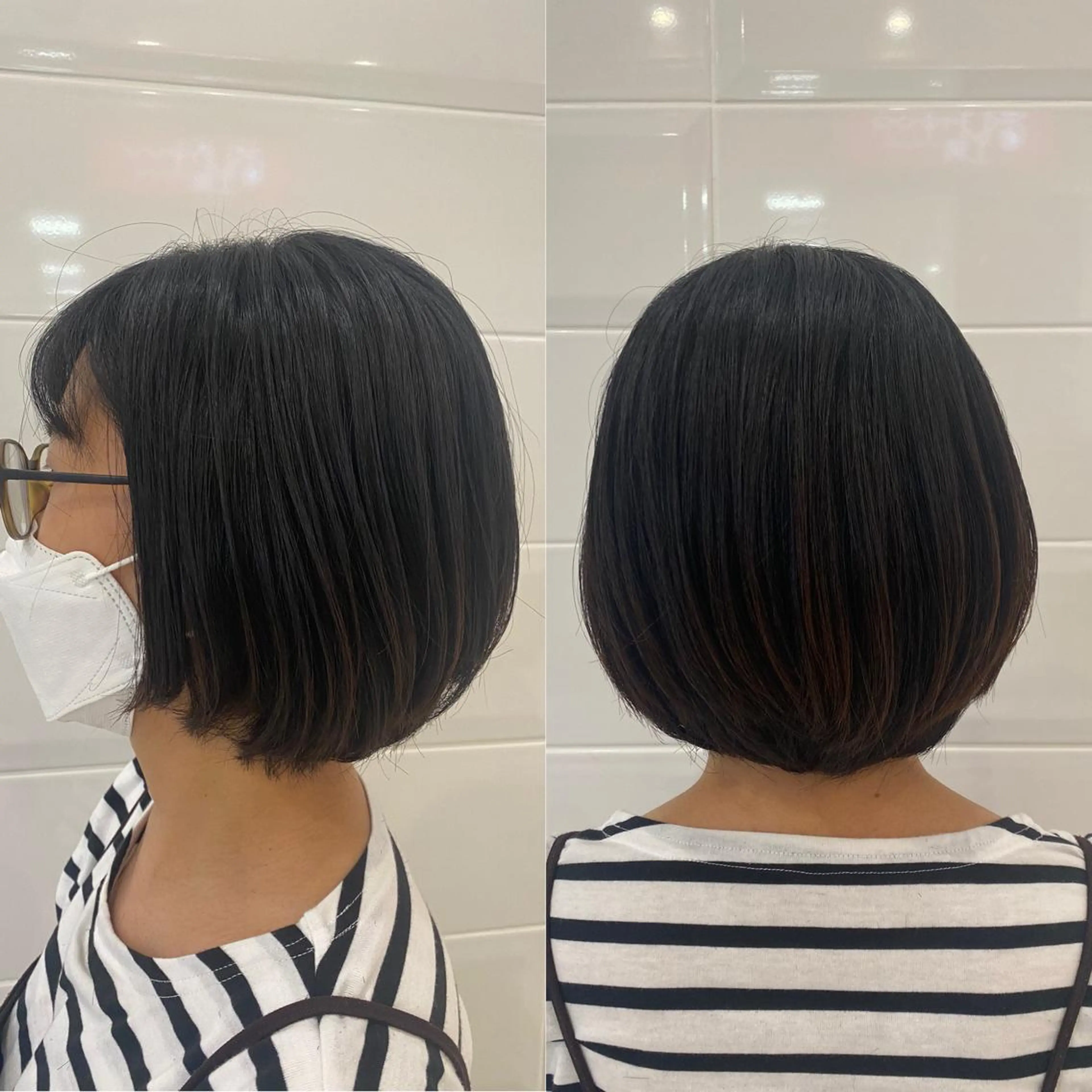 ショート ボブ 竹内 美貴のヘアスタイル