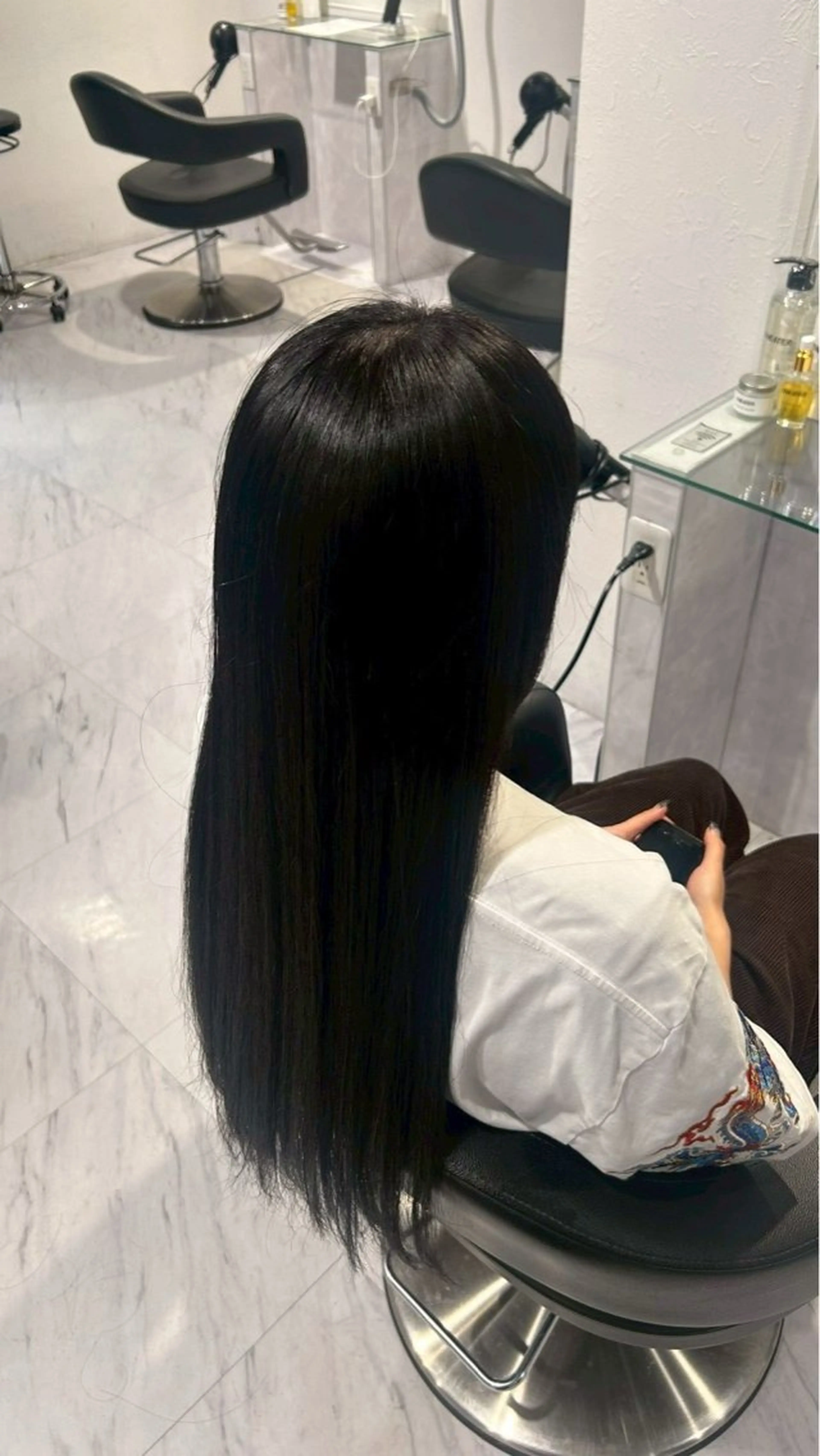 ロング カラー ヘアアレンジ メンズ トリートメント 小高 咲蘭のヘアスタイル