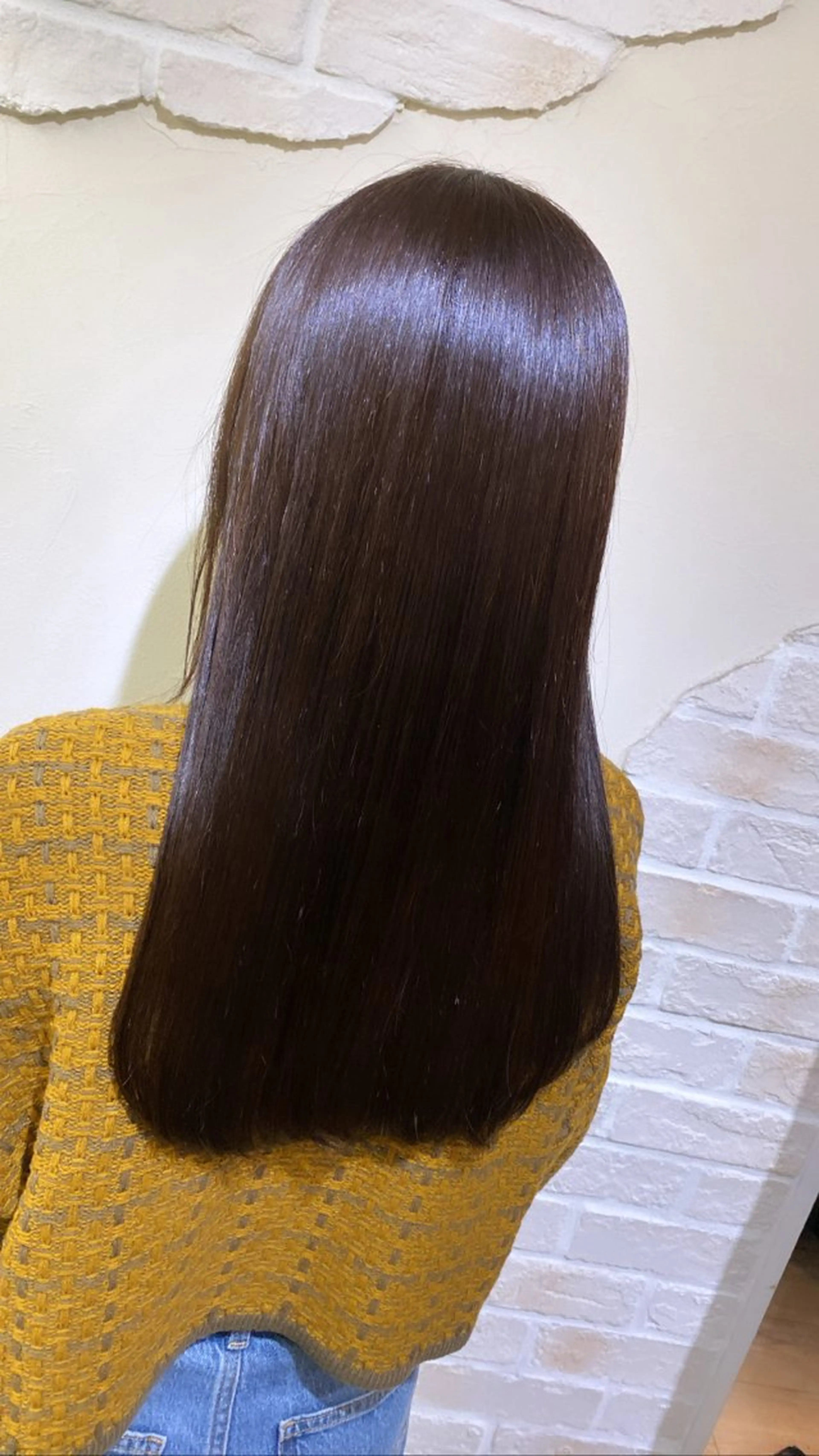 ロング カラー 大潮 梨奈のヘアスタイル