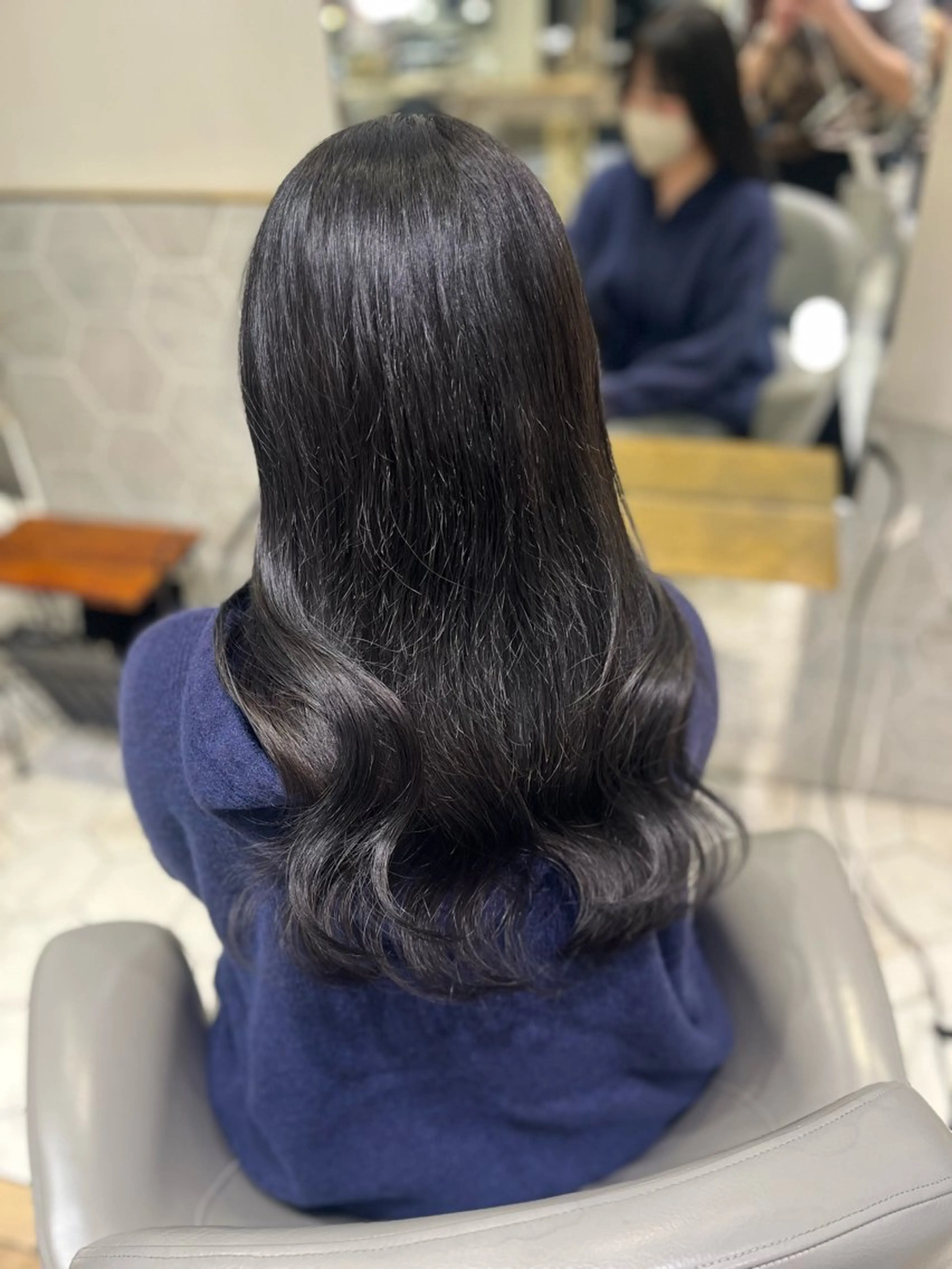 ロング カラー ヘアカラー 栄/透明感ツヤカラー /Kahoのヘアスタイル