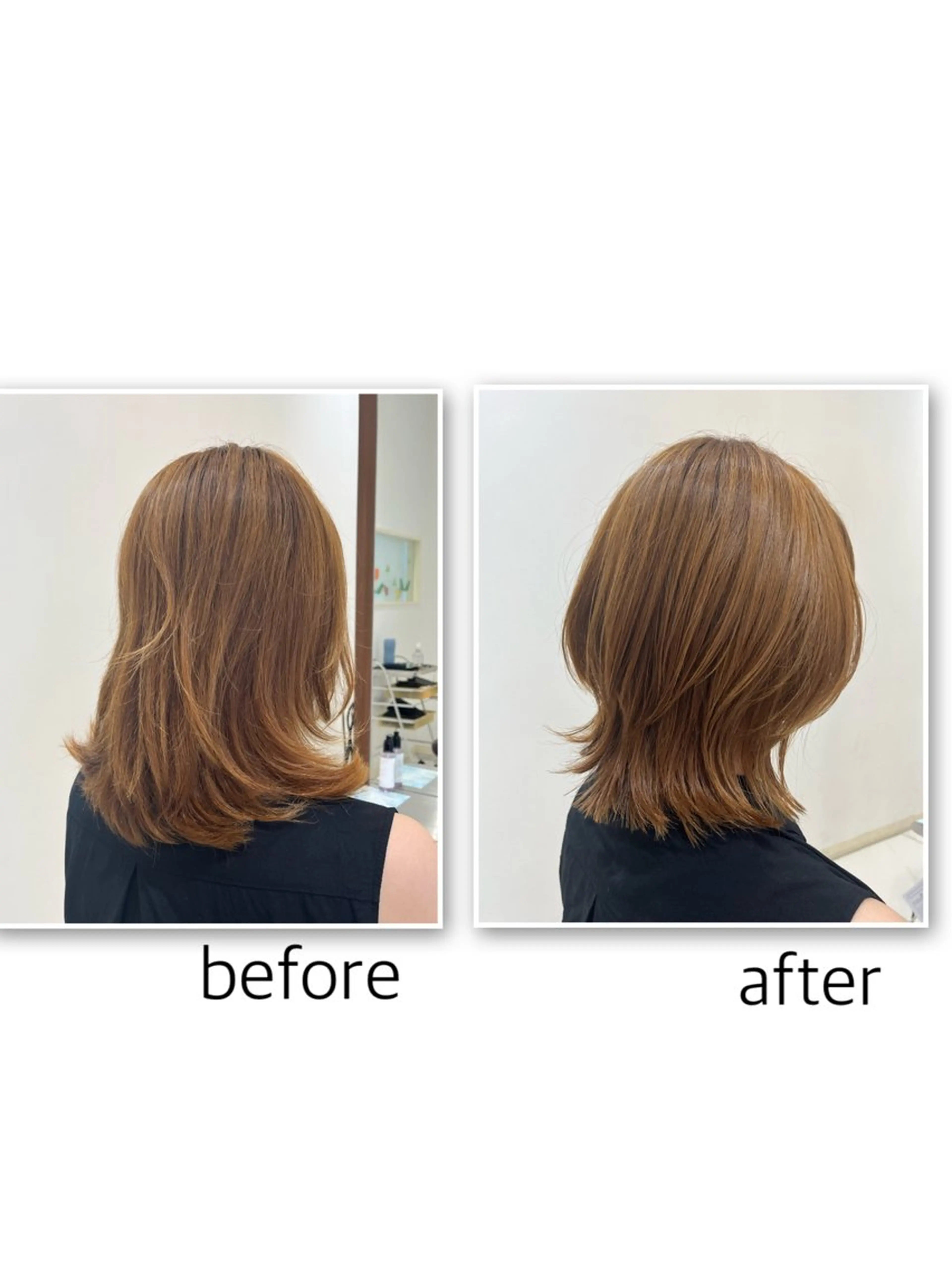 ミディアム ミディアムレイヤー レイヤーカット ツヅキ マスミのヘアスタイル