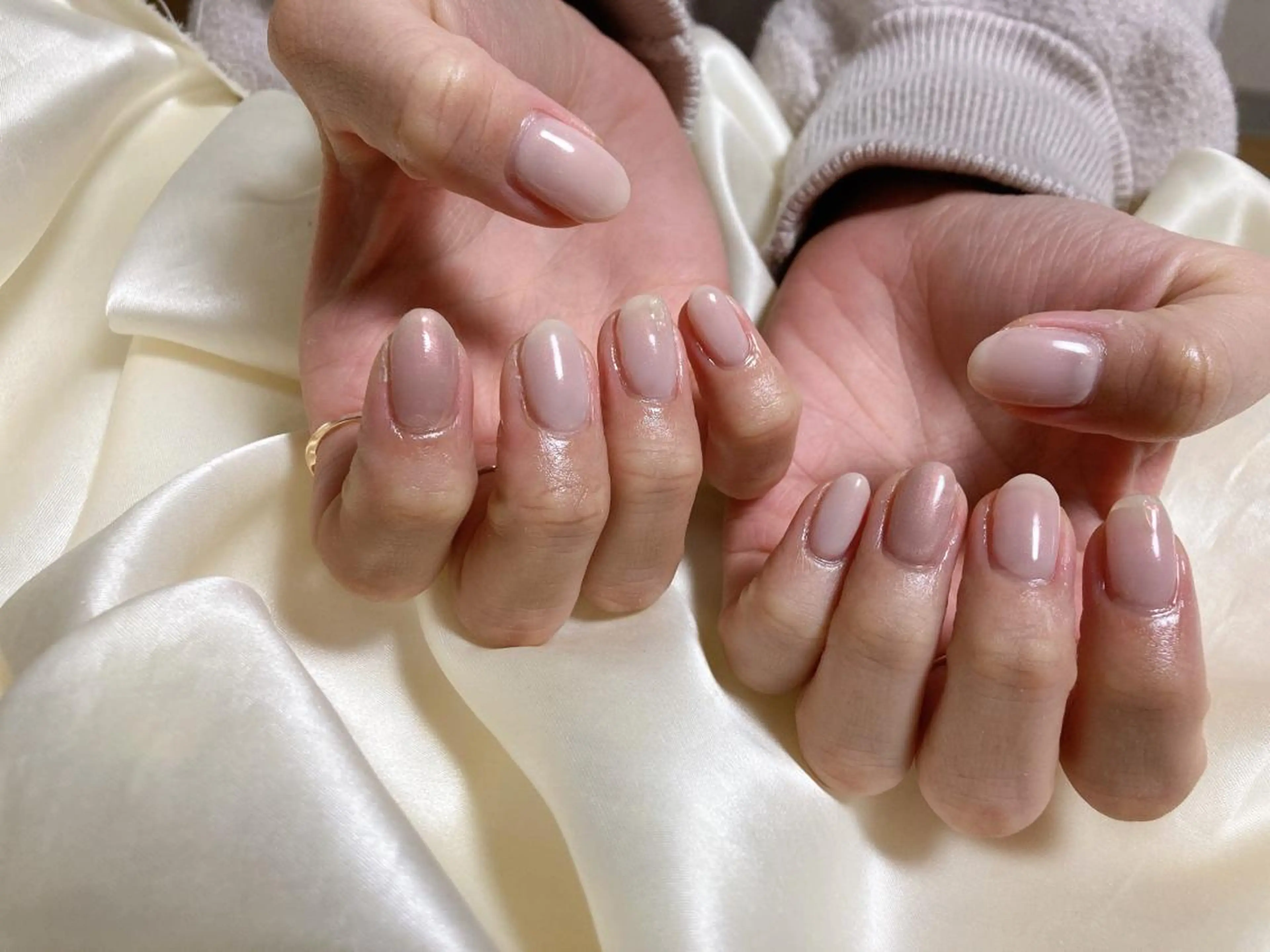 ネイル オーロラネイル kikinail 溝の口のネイルデザイン