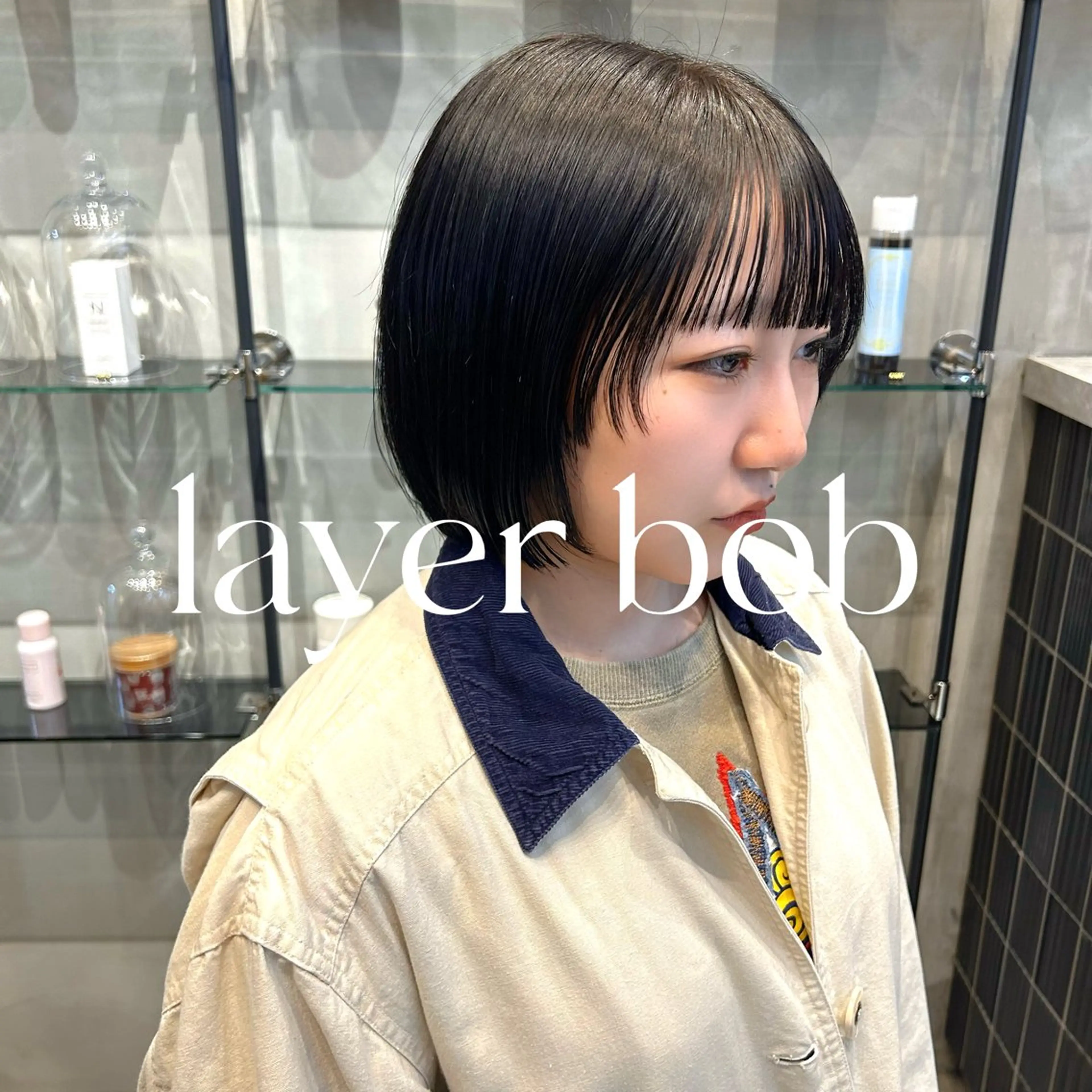 ショート 髪質改善 ANFINI所属・ボブ・レイヤー 田中 励也のヘアスタイル