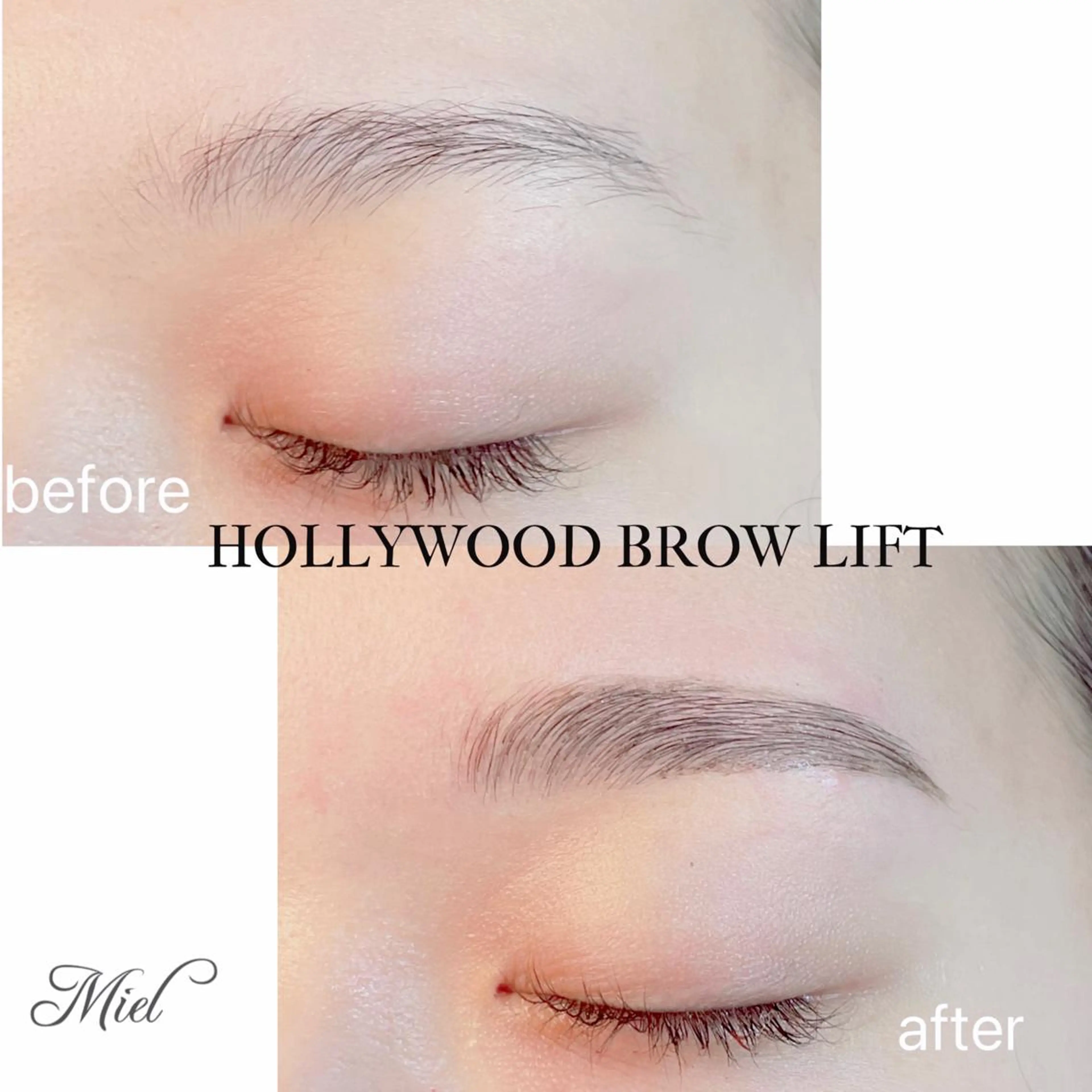 アイブロウ ハリウッドブロウリフト 眉毛ワックス脱毛 Mori ✨Mystical✨のマツエク・マツパデザイン
