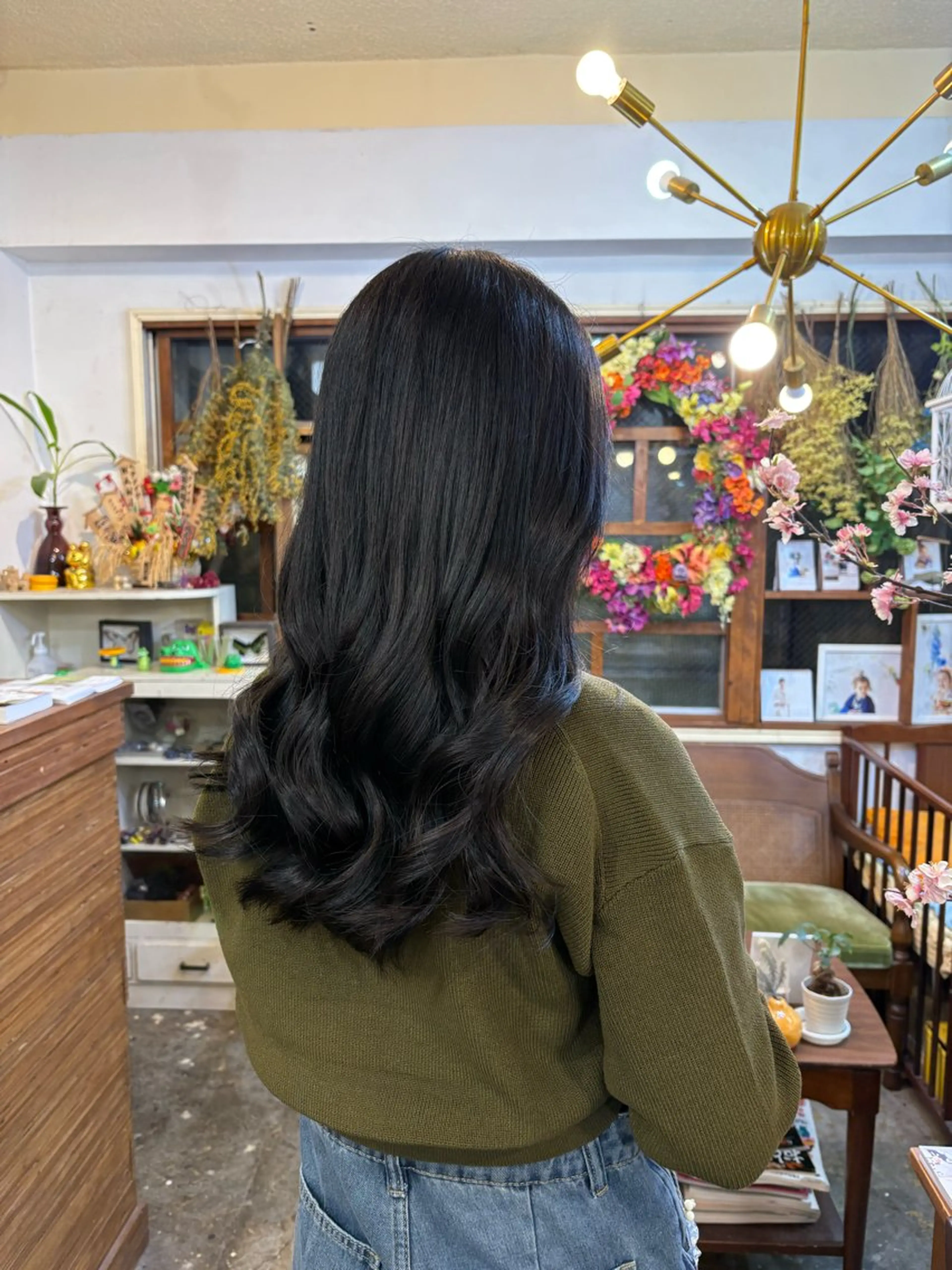 🌸新規🌸ツヤ髪ワンカラー＋フェロモントリートメントの写真