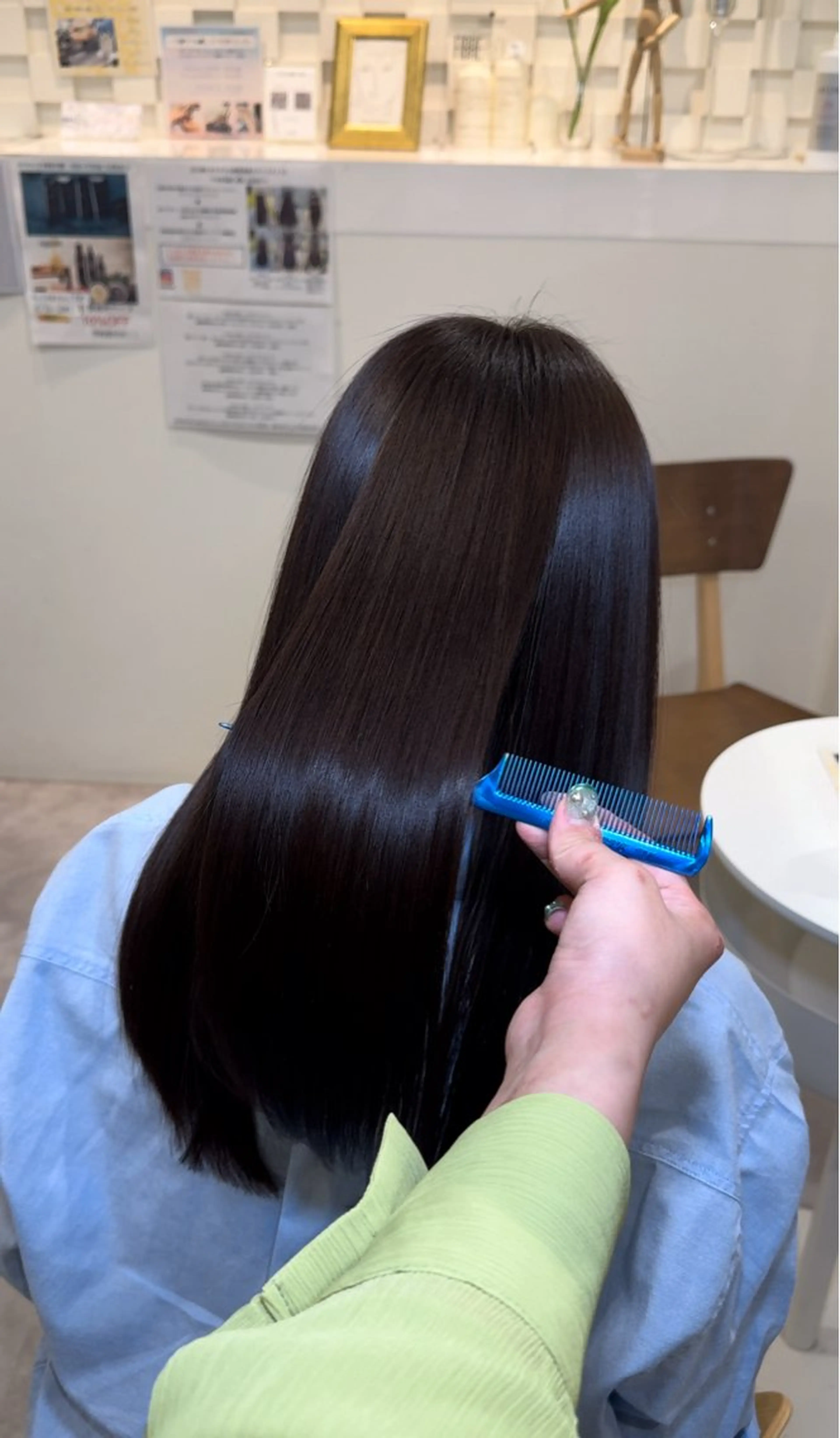 ロング カラー レイヤーカット/ 艶カラー/山内一暉のヘアスタイル