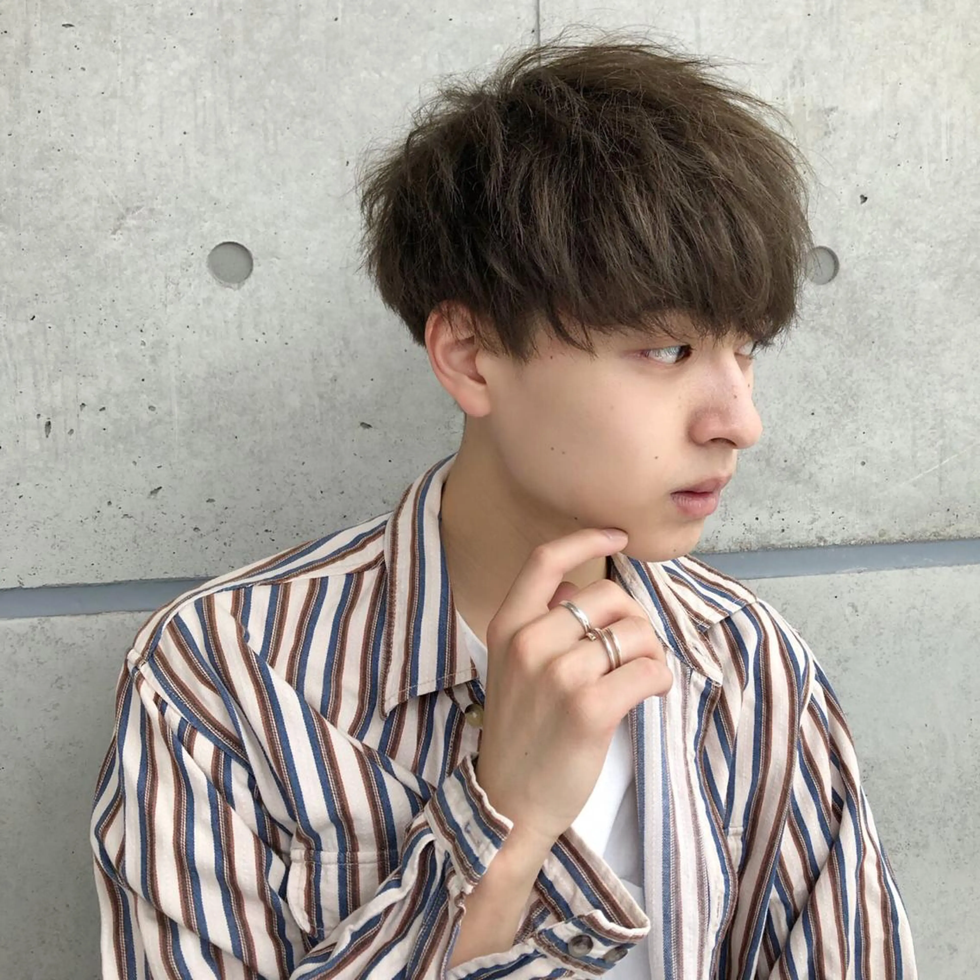 ショート ♡透け感カラー 大賀哲平♡のヘアスタイル