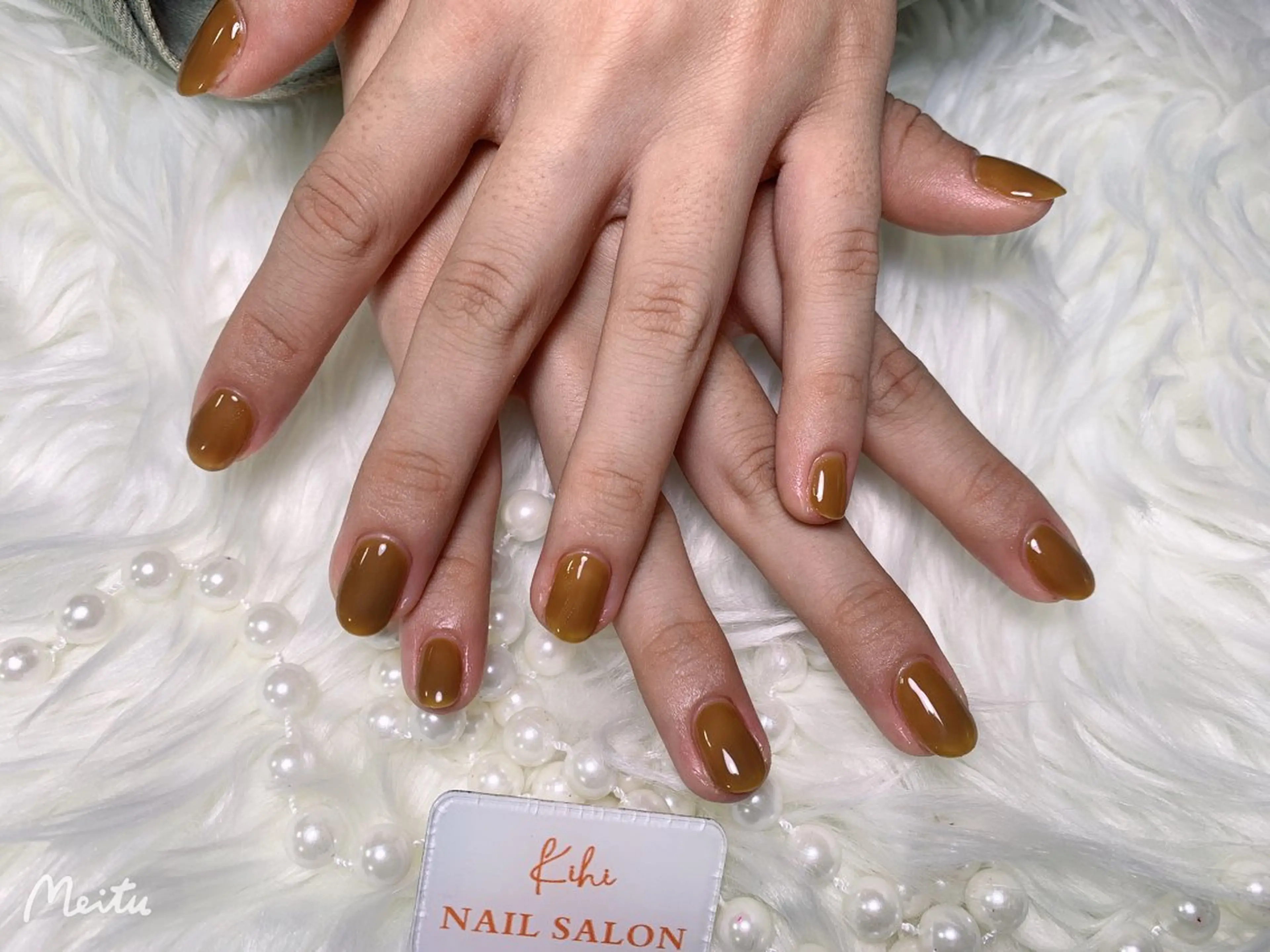 ネイル ワンカラーネイル 福島 みきのネイルデザイン