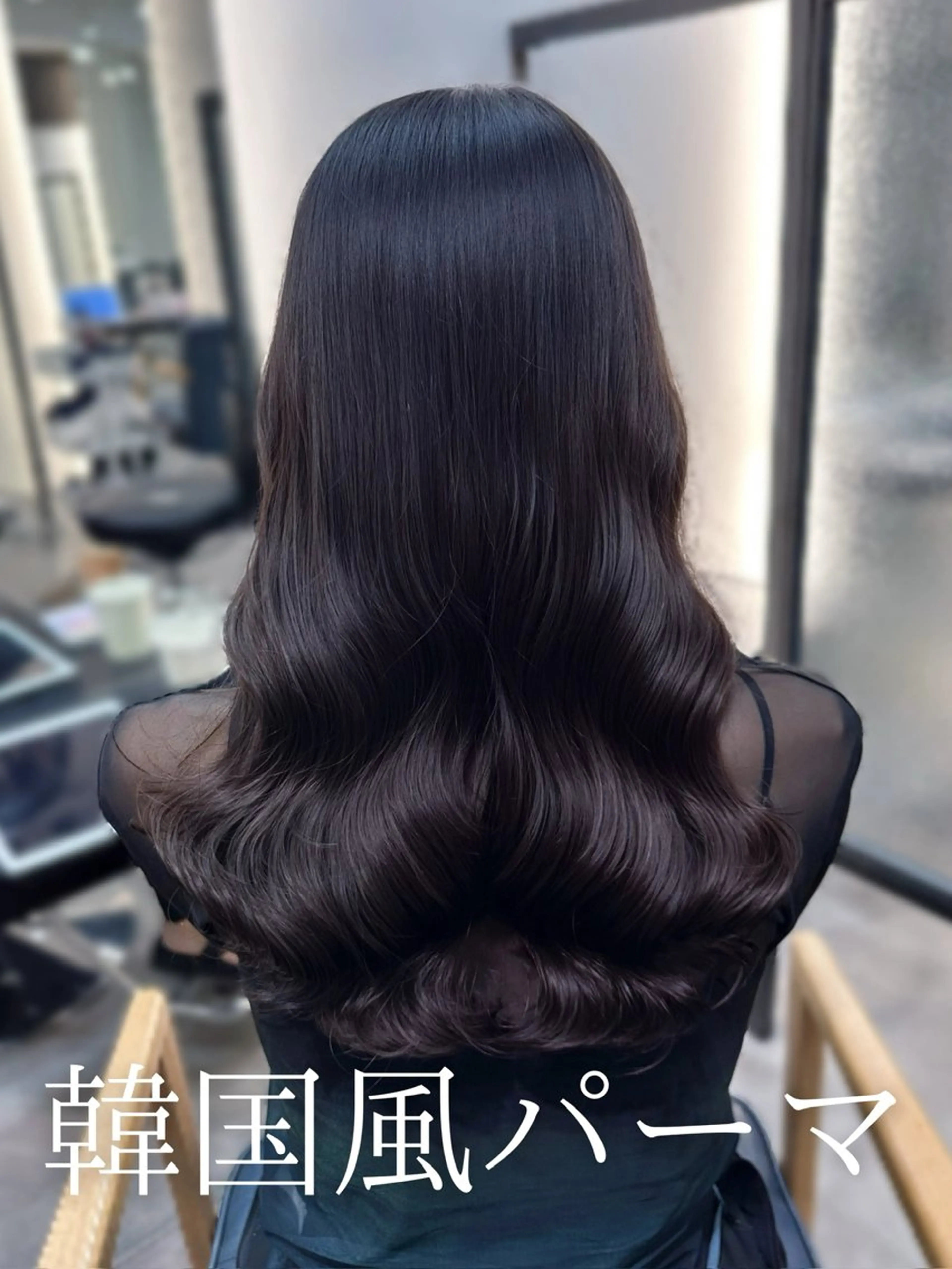 セミロング 韓国風パーマ/ 韓国ヘア/大森千寛のヘアスタイル