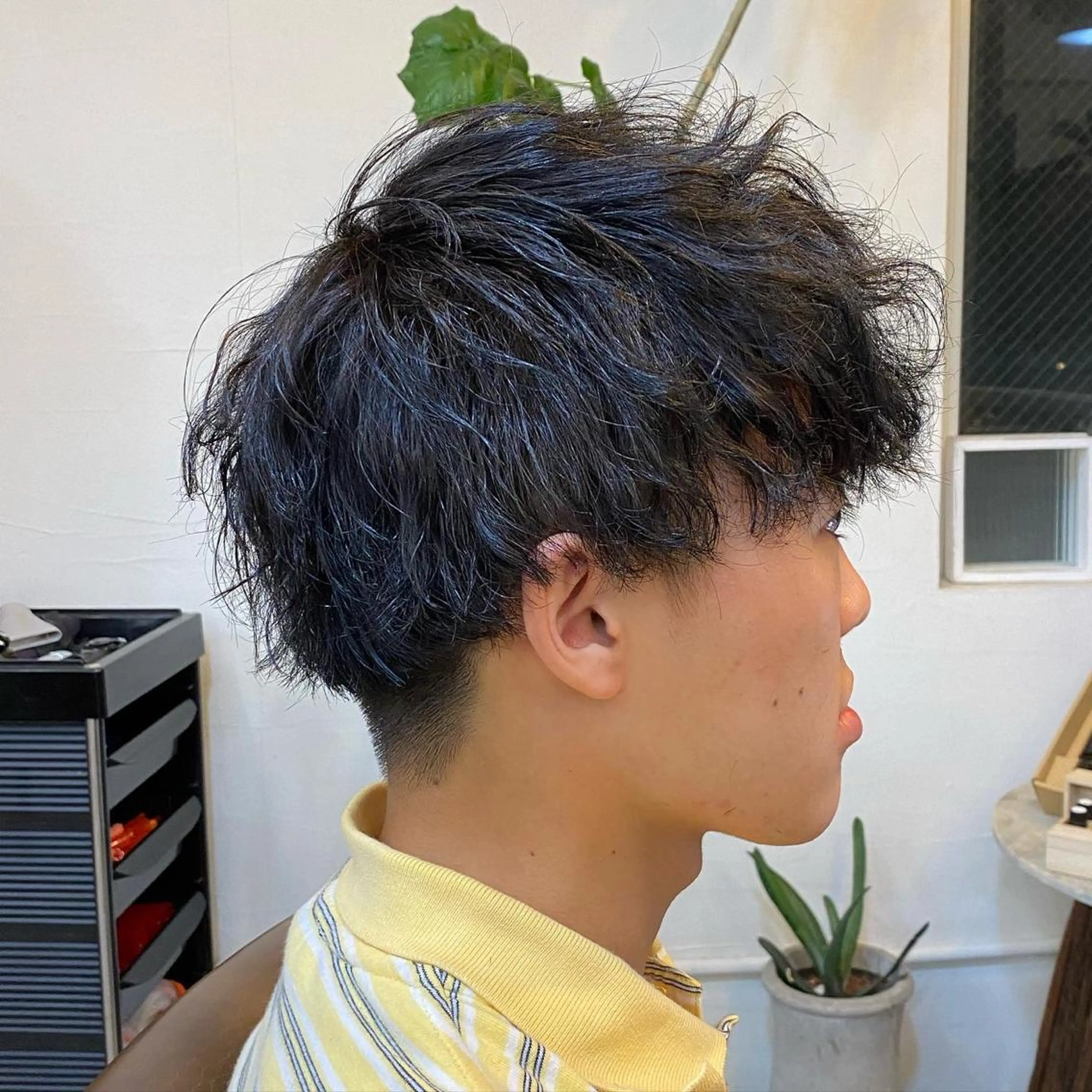 メンズ メンズパーマ カット パーマ Vicke所属・メンズ専門/韓国風 ❤️‍🔥吉野あいかのヘアスタイル