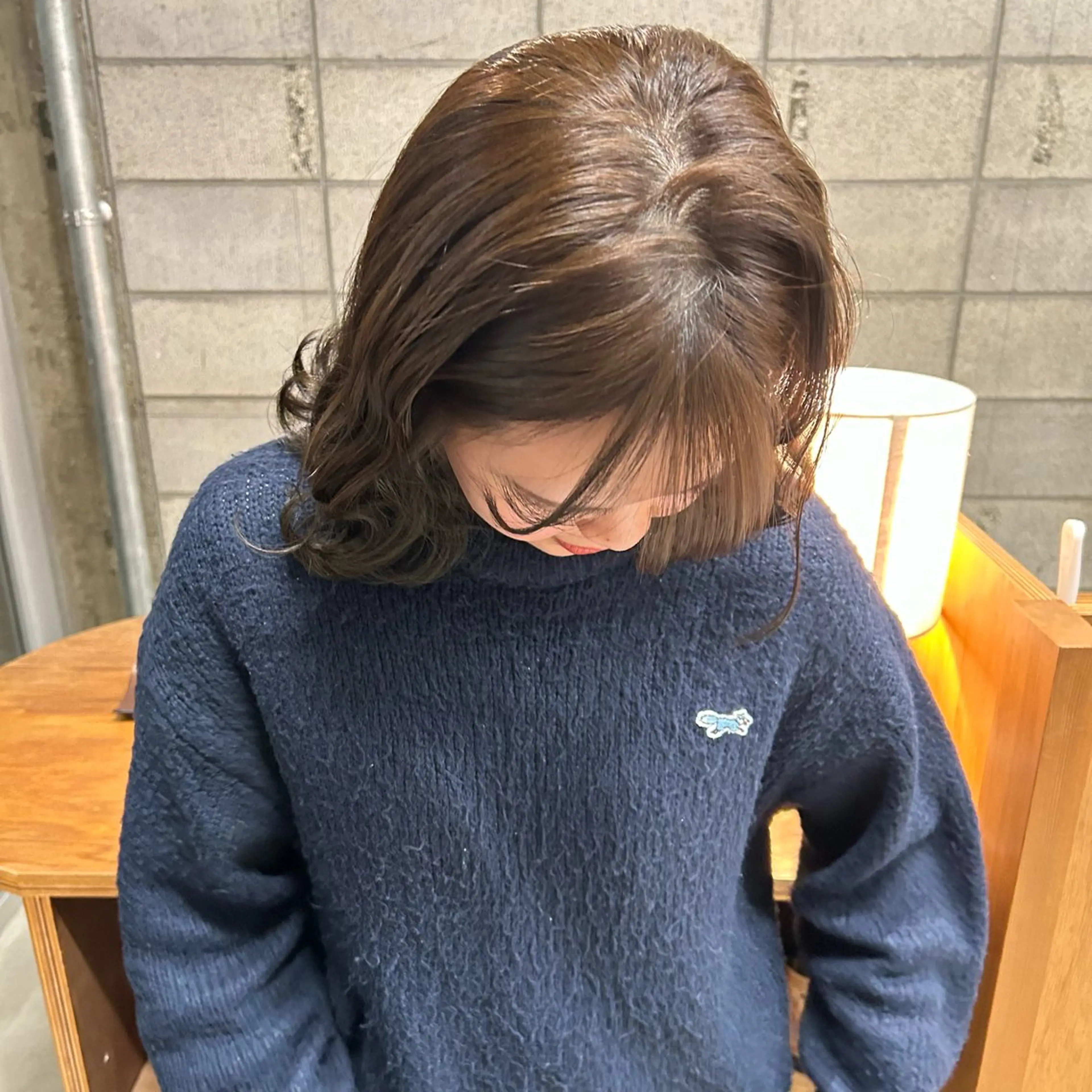 カラー ヘアカラー カエデ🧤 カットカラーモデルのヘアスタイル
