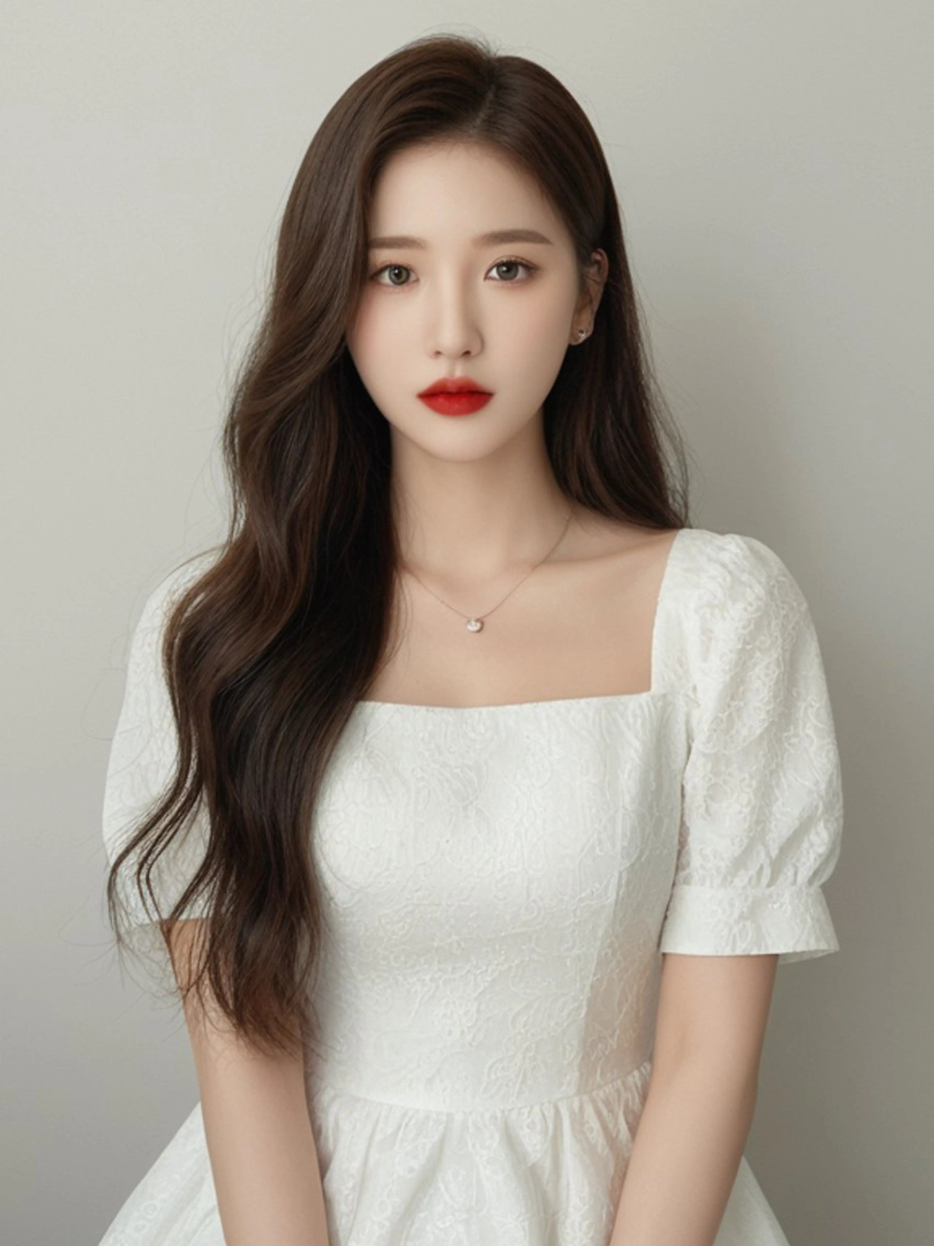 ロング くびれヘア 韓国風ヘア レイヤーカット カット ヘアカラー トリートメント 新宿/韓国メンズ RIKUパーマのヘアスタイル