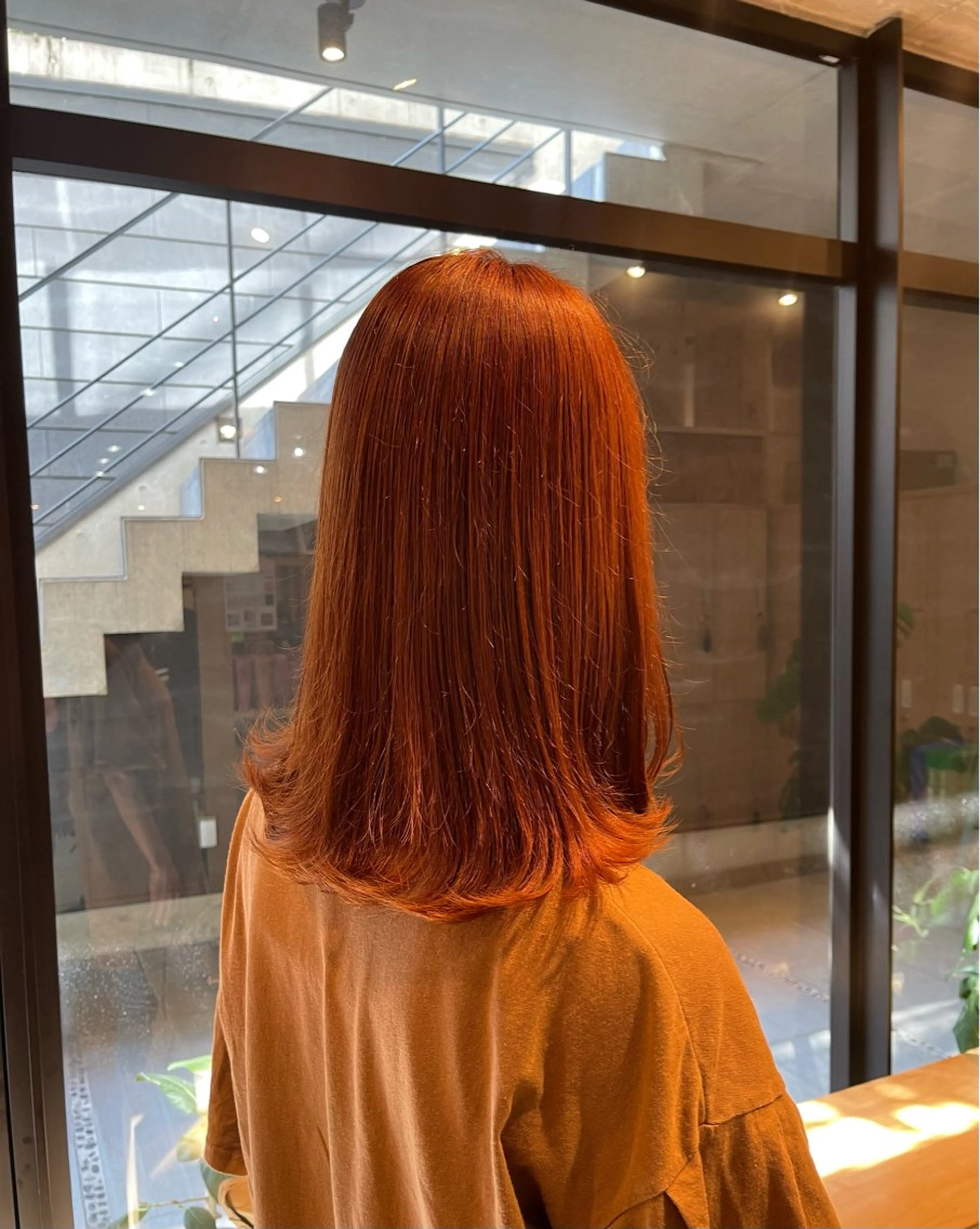 セミロング カラー 愛莉/ラベンダー/ ベージュ/ブラウンのヘアスタイル