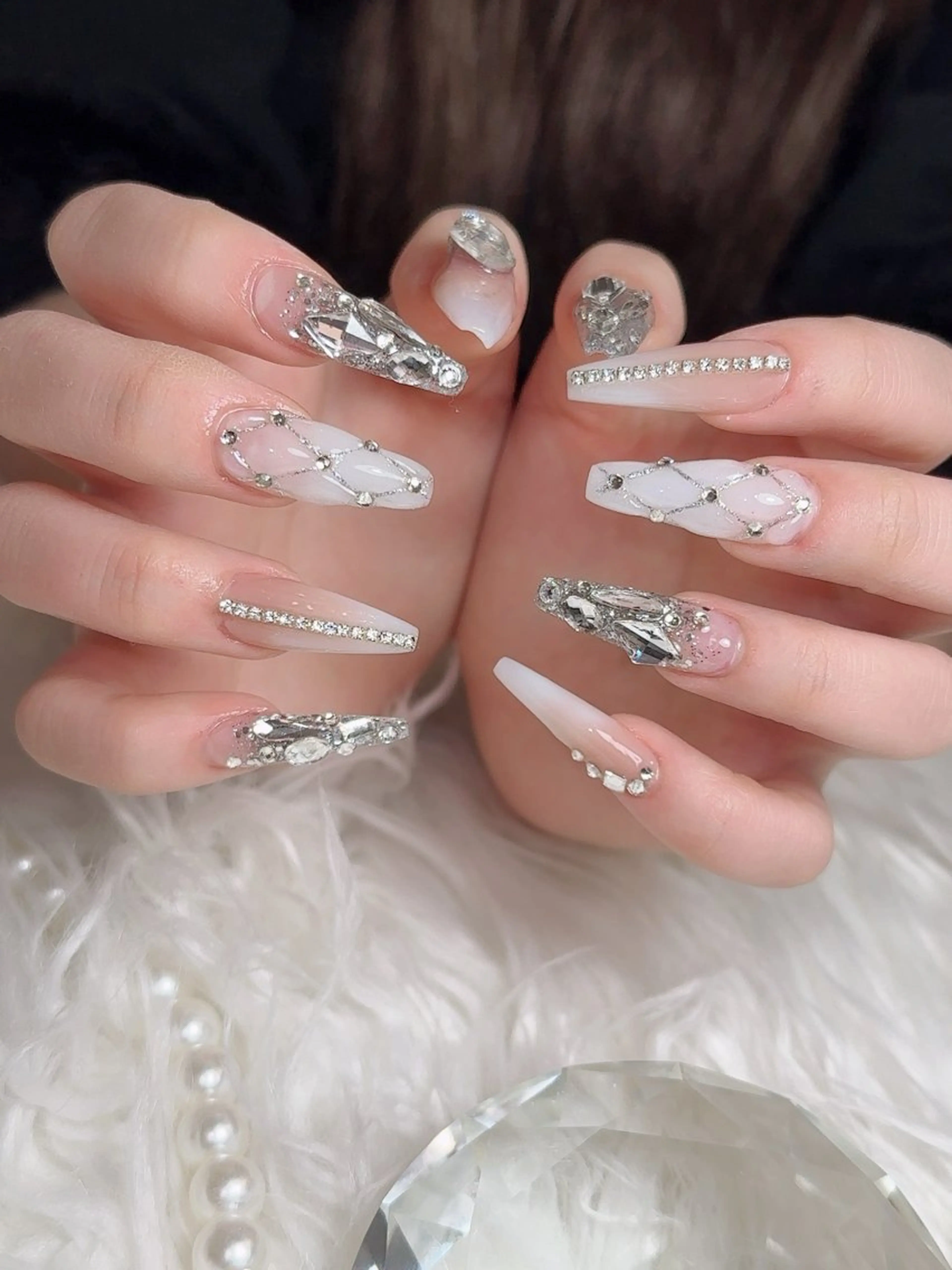 ネイル ロングネイル スカルプネイル nail salon azuのネイルデザイン