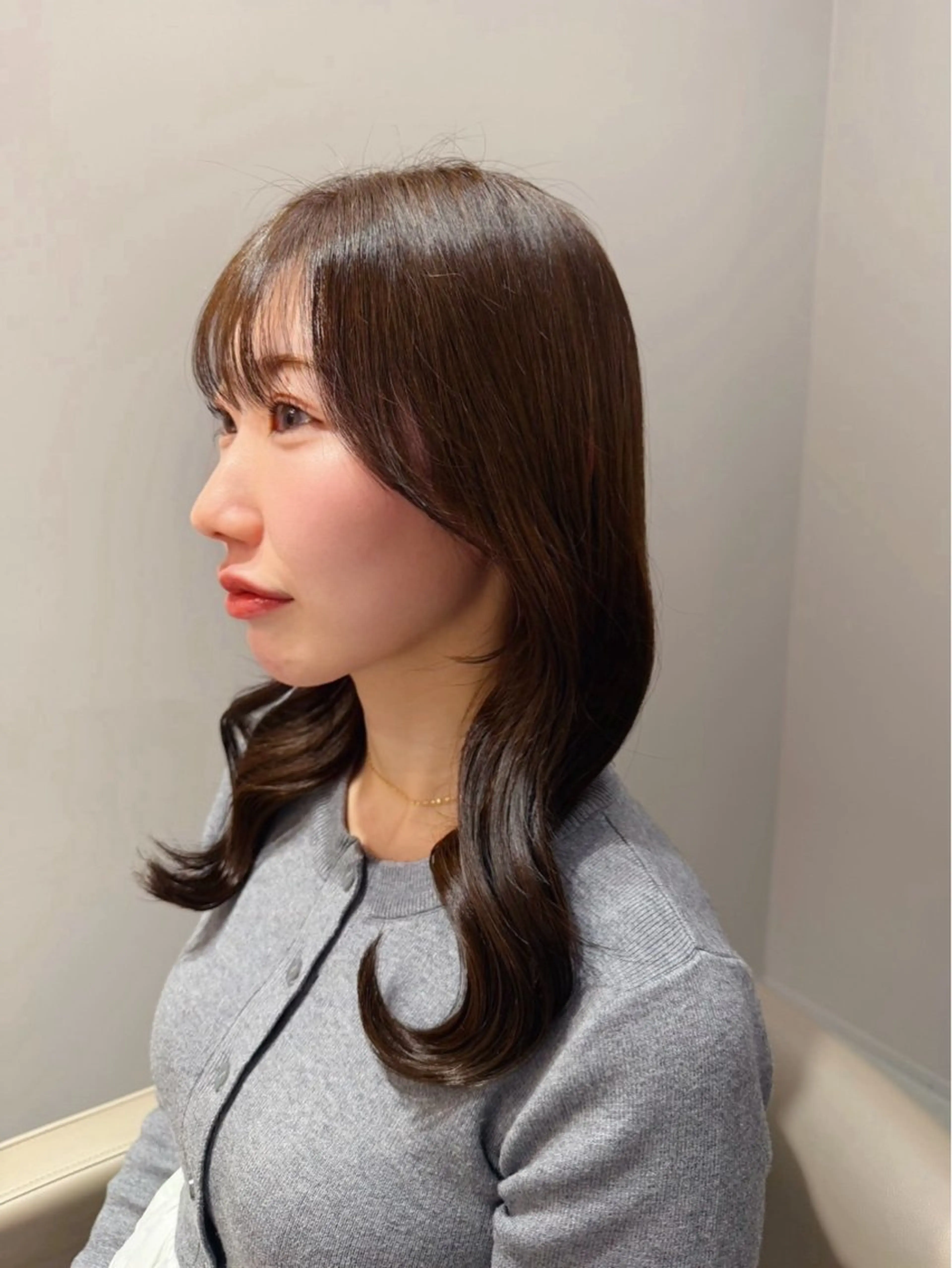 【Aujua3step 超音波 TR付】カット+アイロン仕上げ&レクチャー♪¥6900の写真