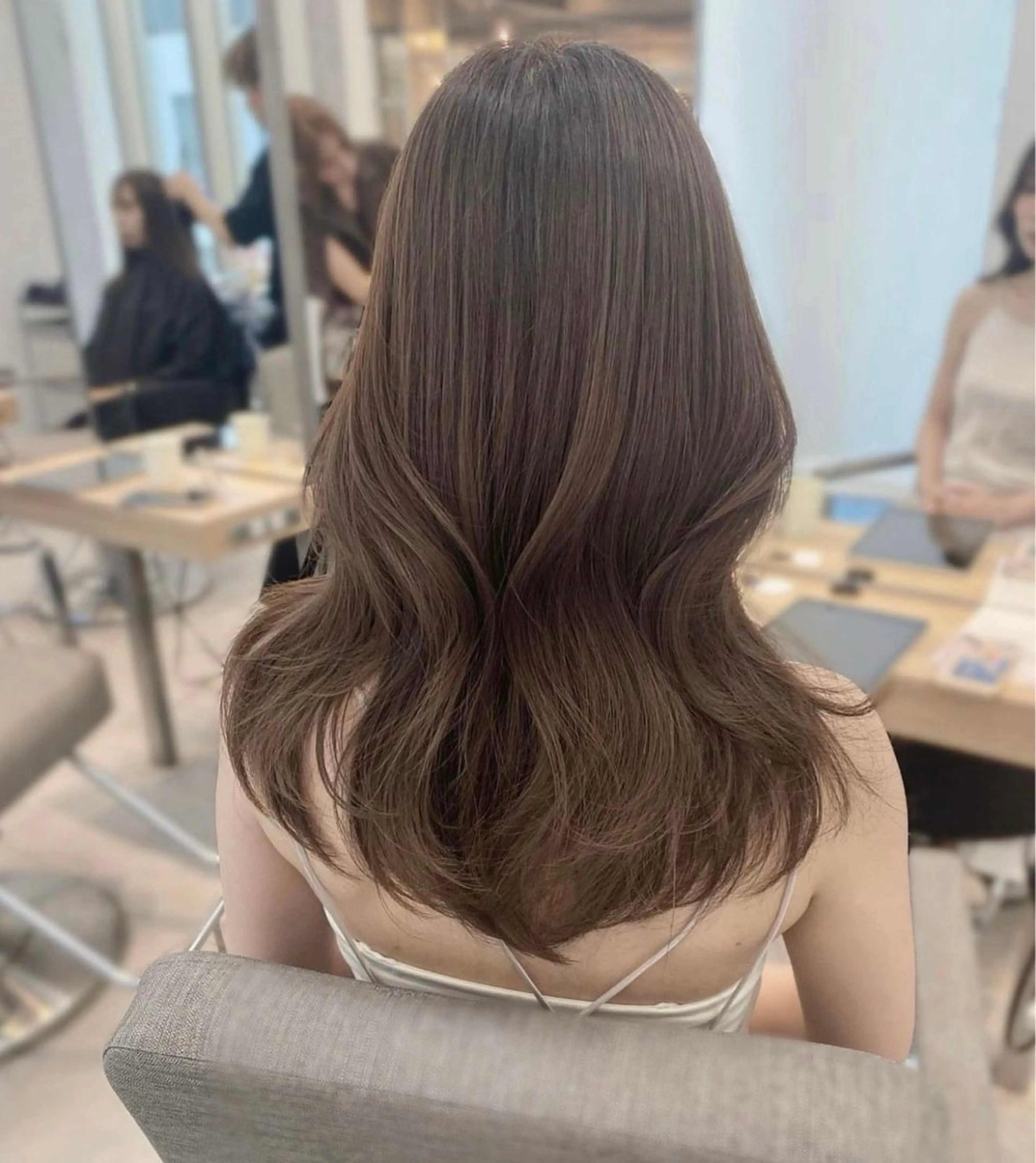 🫧🎀うる艶透明感🎀🫧ワンカラー＋ハホニコトリートメントの写真