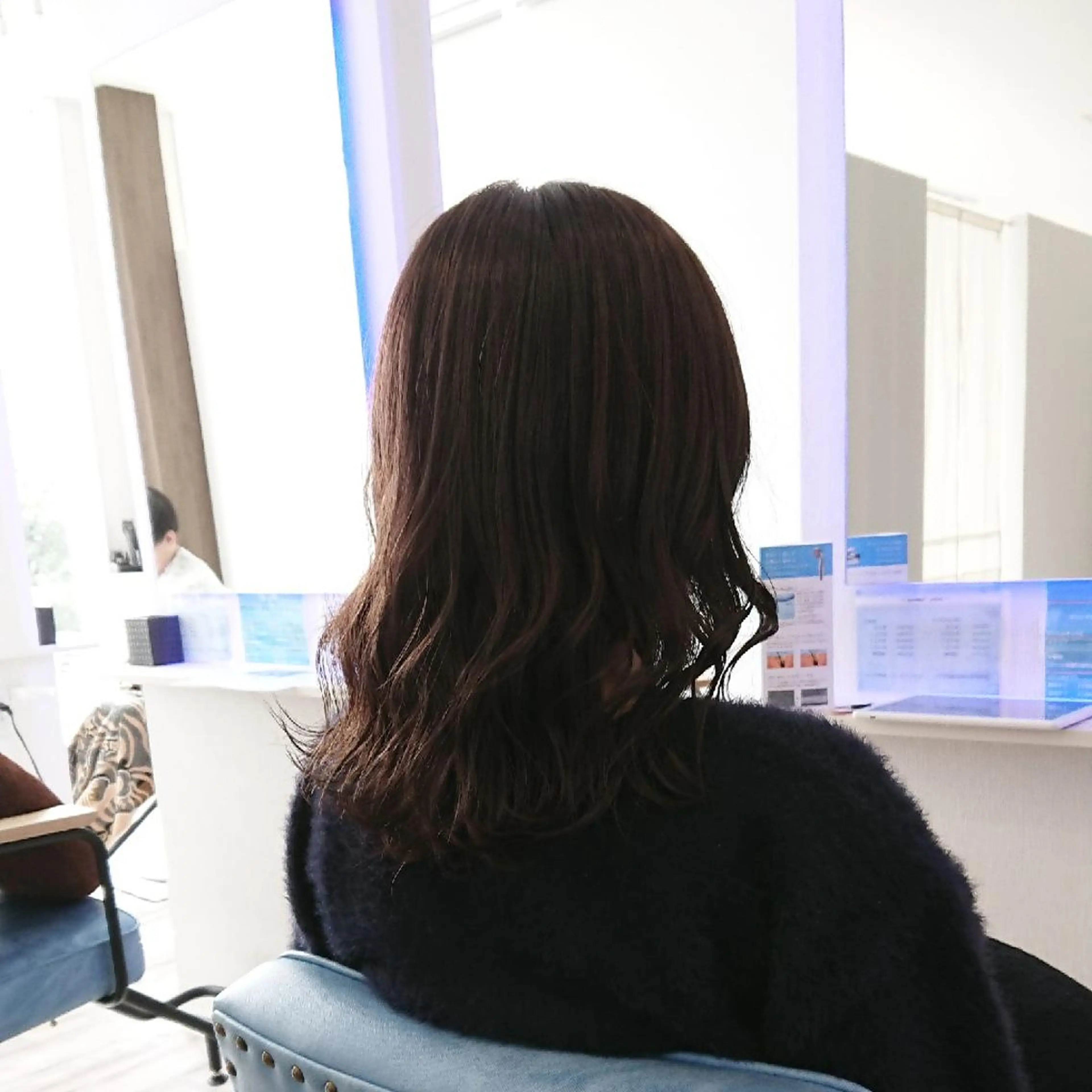 ミディアム カラー ヘアアレンジ 小林 伸行のヘアスタイル