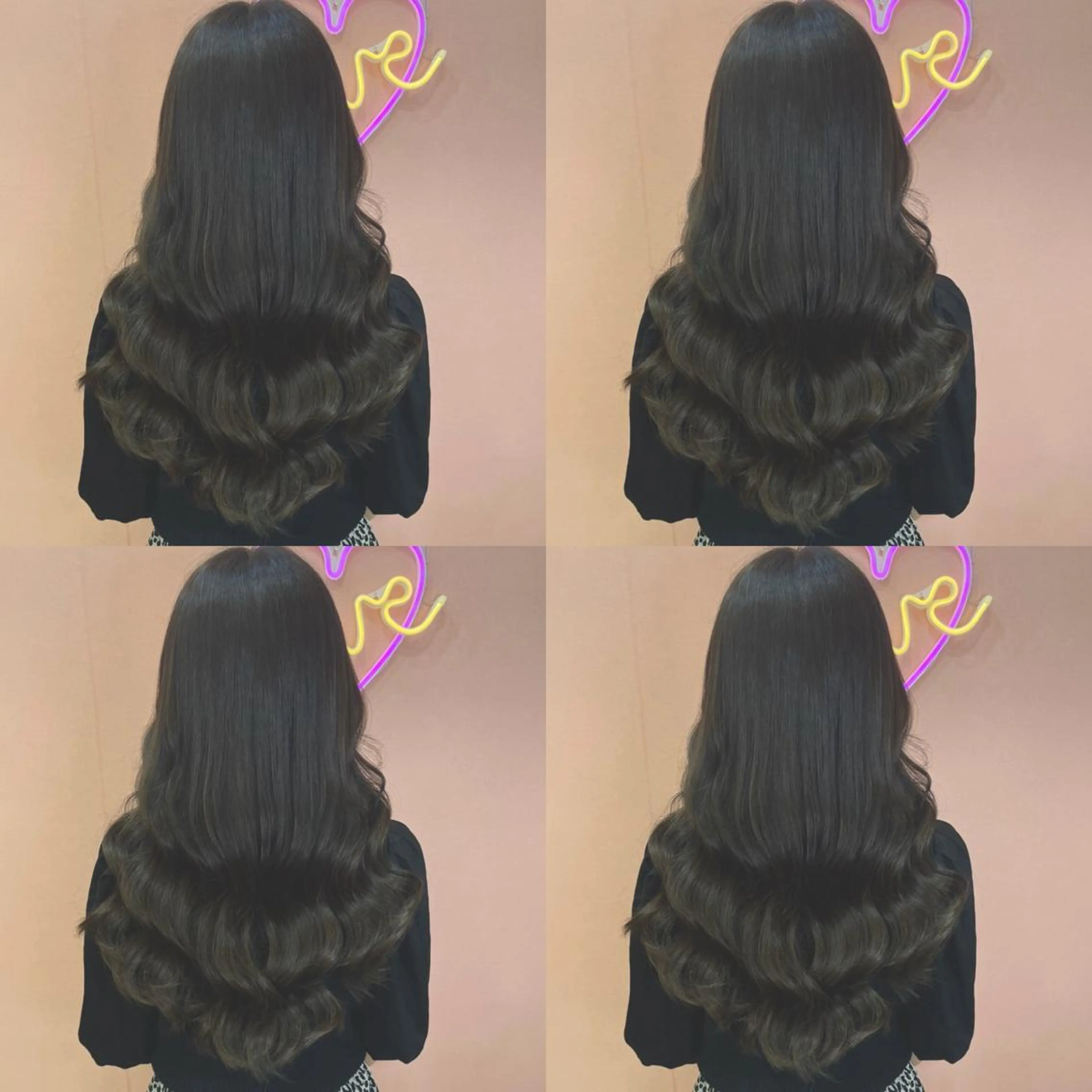 ロング カラー 黒髪 ナチュラルブラック 🌷MAYU 🌷のヘアスタイル