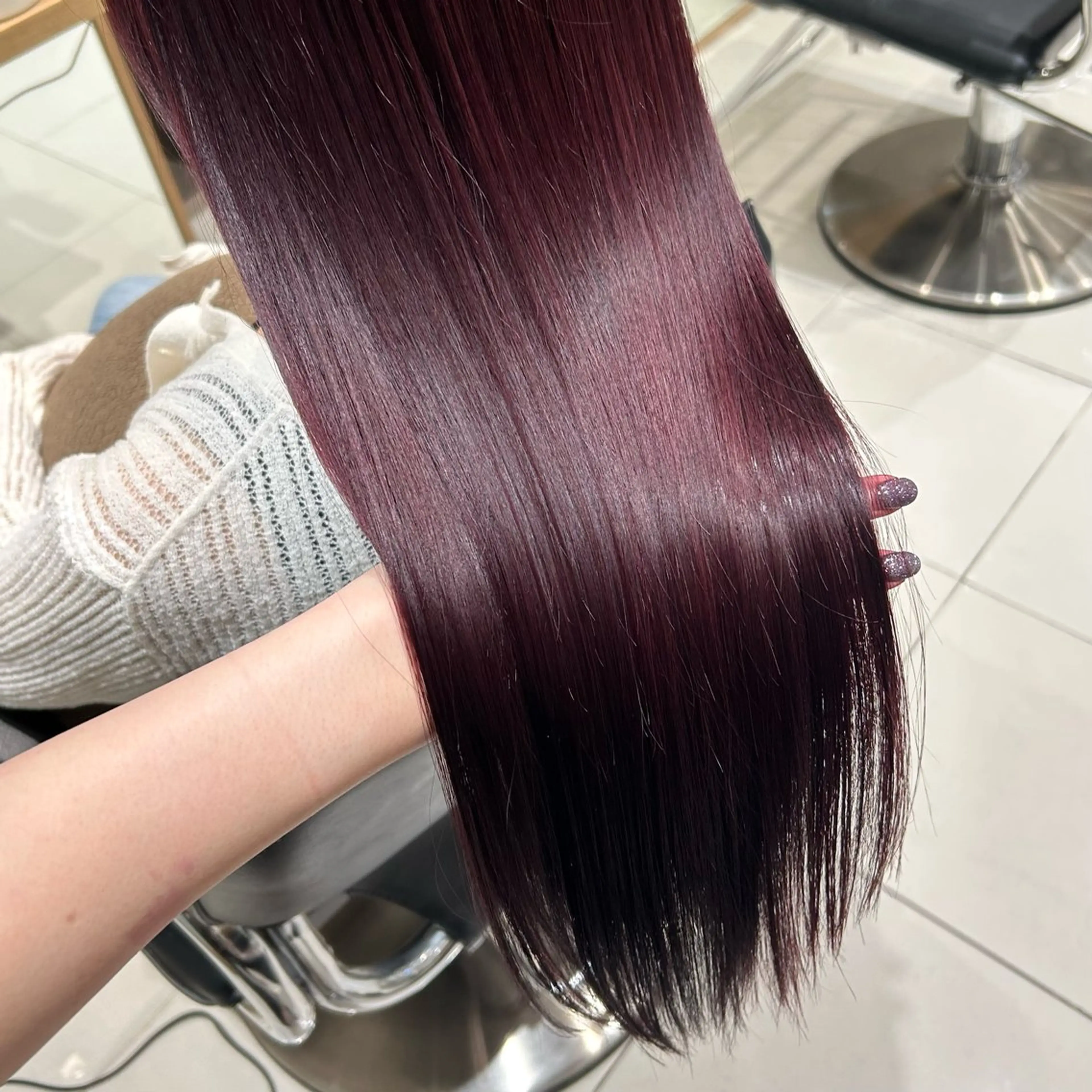 【セット割💟12月限定】ブリーチなしダブルカラー🎨 ➕3stepカラーキープトリートメント 冬カラー🎅🏻の写真