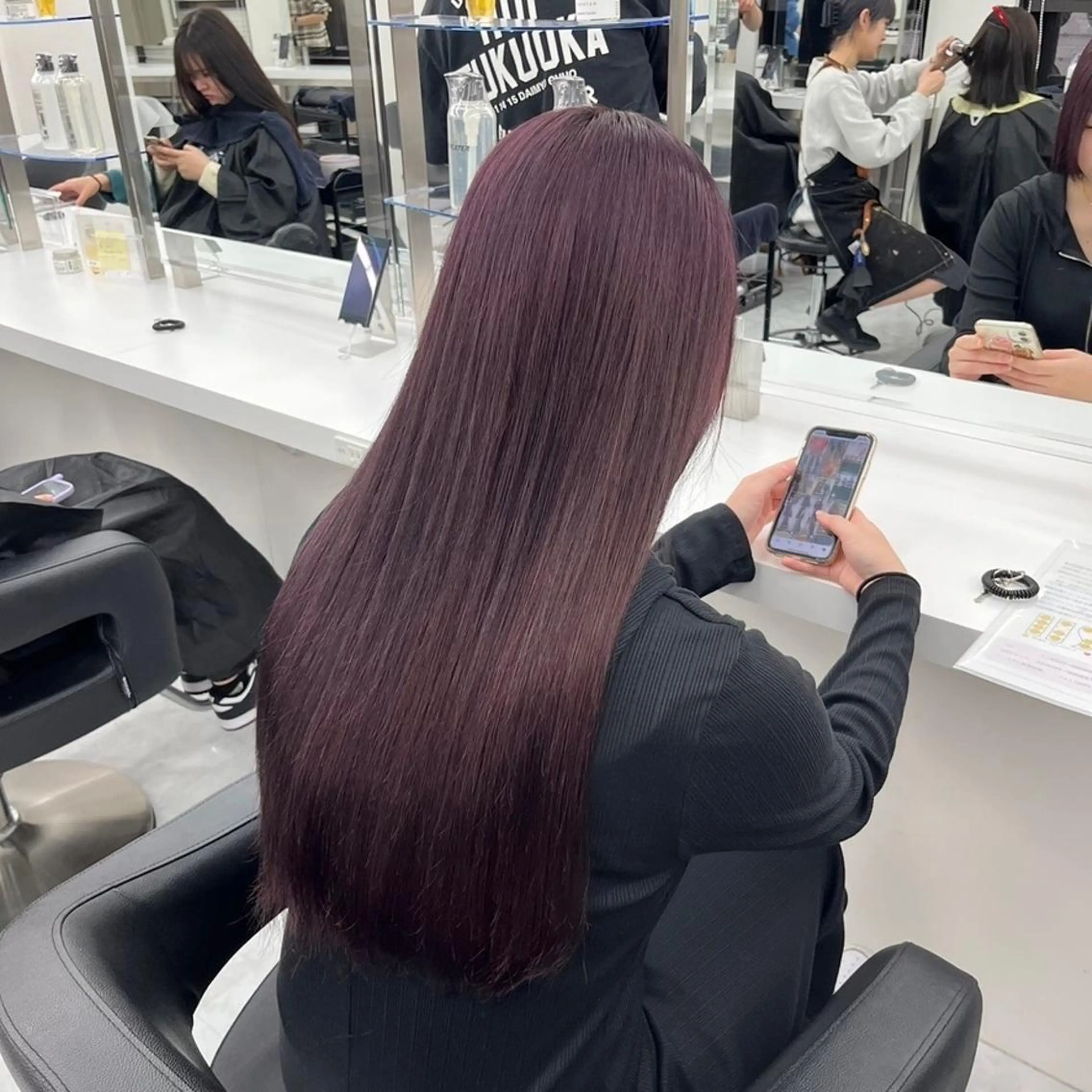 ロング カラー ヘアアレンジ 🍒暖色カラー/ FUKA🍒のヘアスタイル