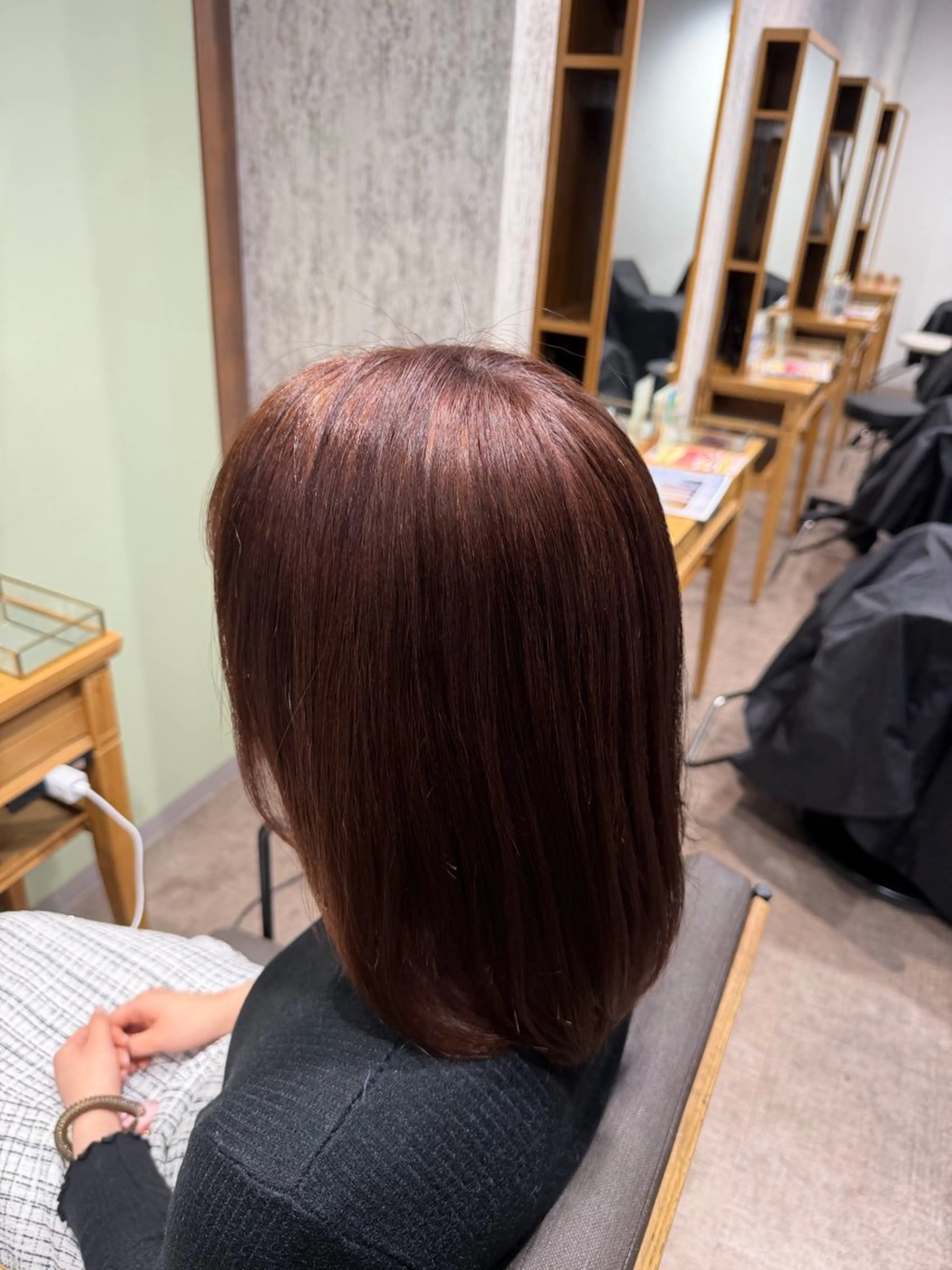 セミロング ヘアカラー marshu / Yukaのヘアスタイル