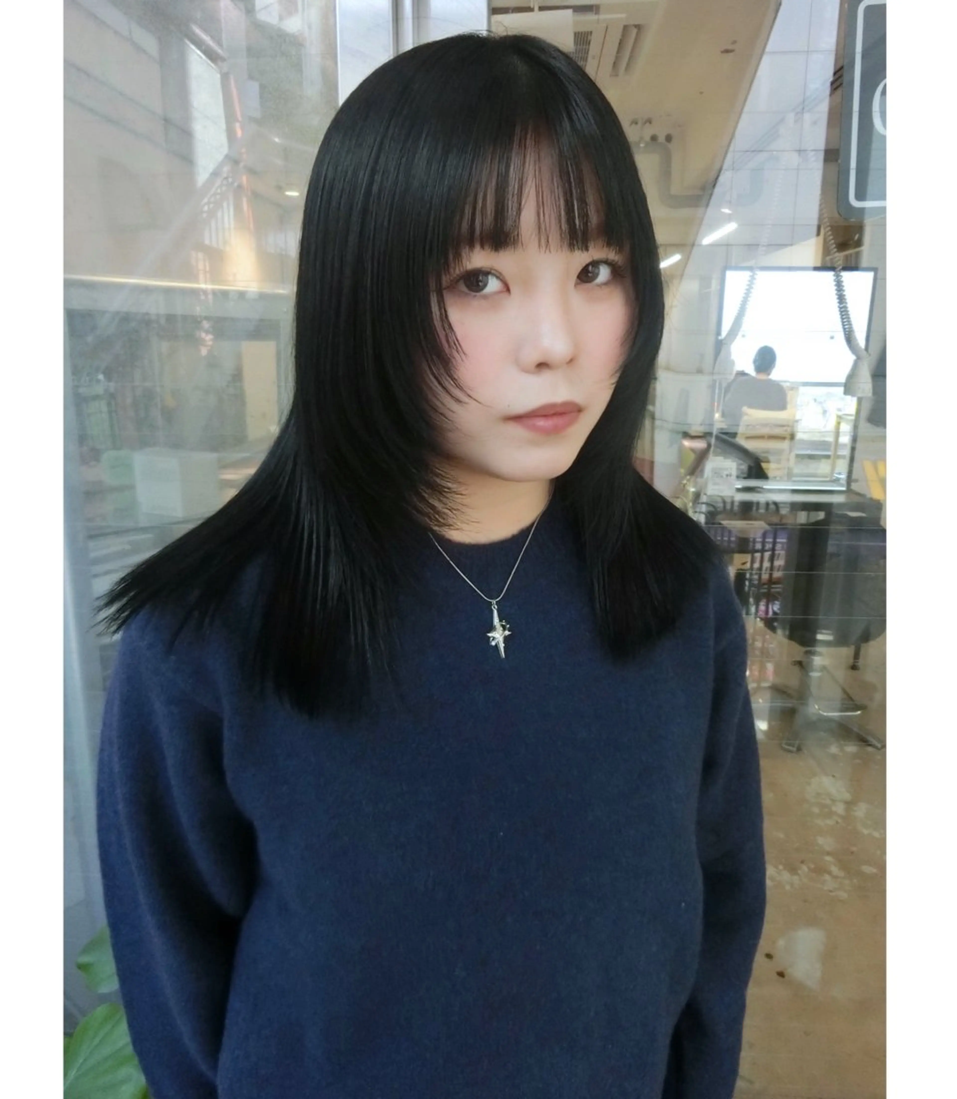 セミロング ハッシュカット/ MAYAのヘアスタイル