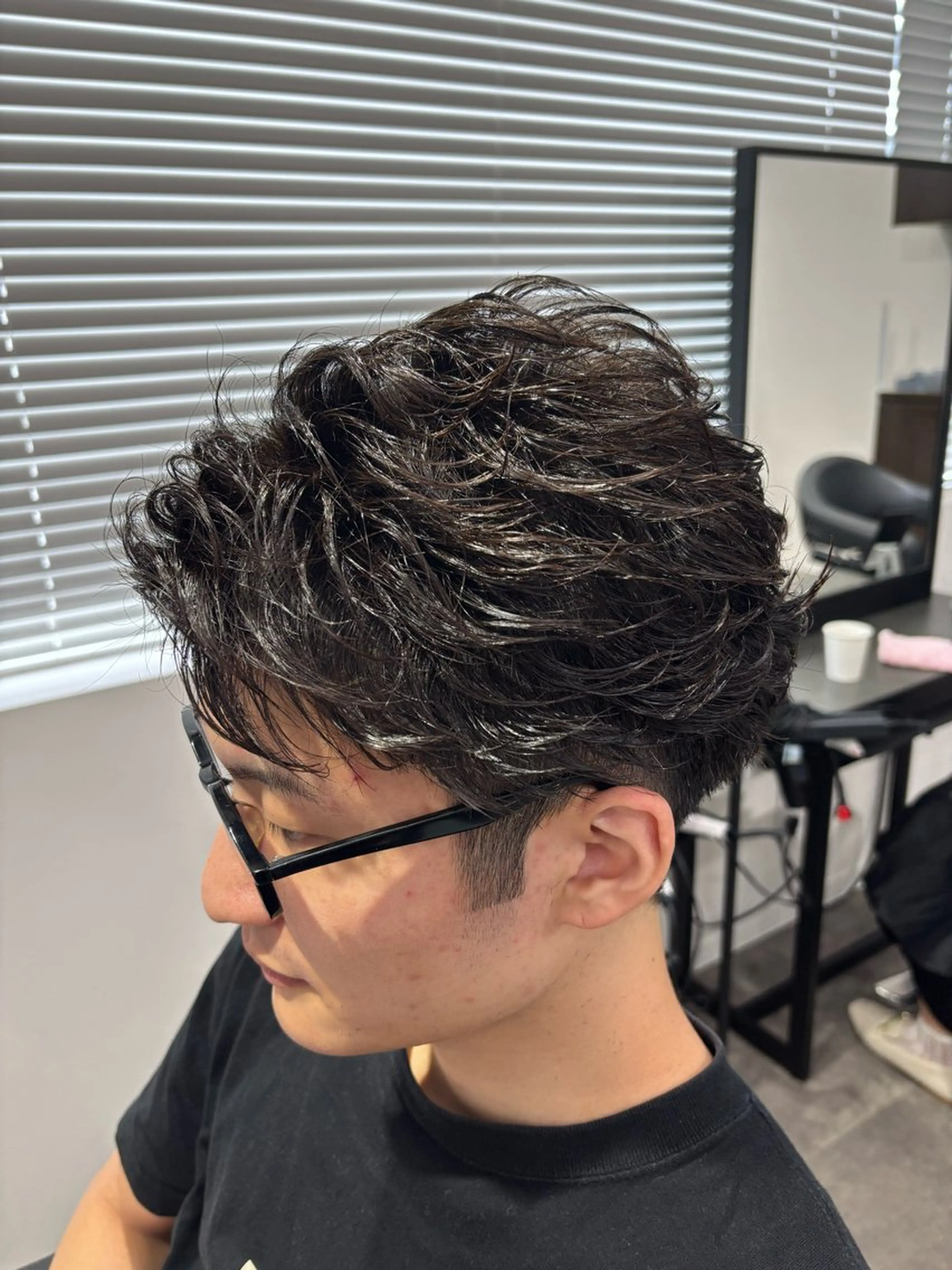 メンズ カット パーマ フェザーパーマ職人 🪽yutoのヘアスタイル