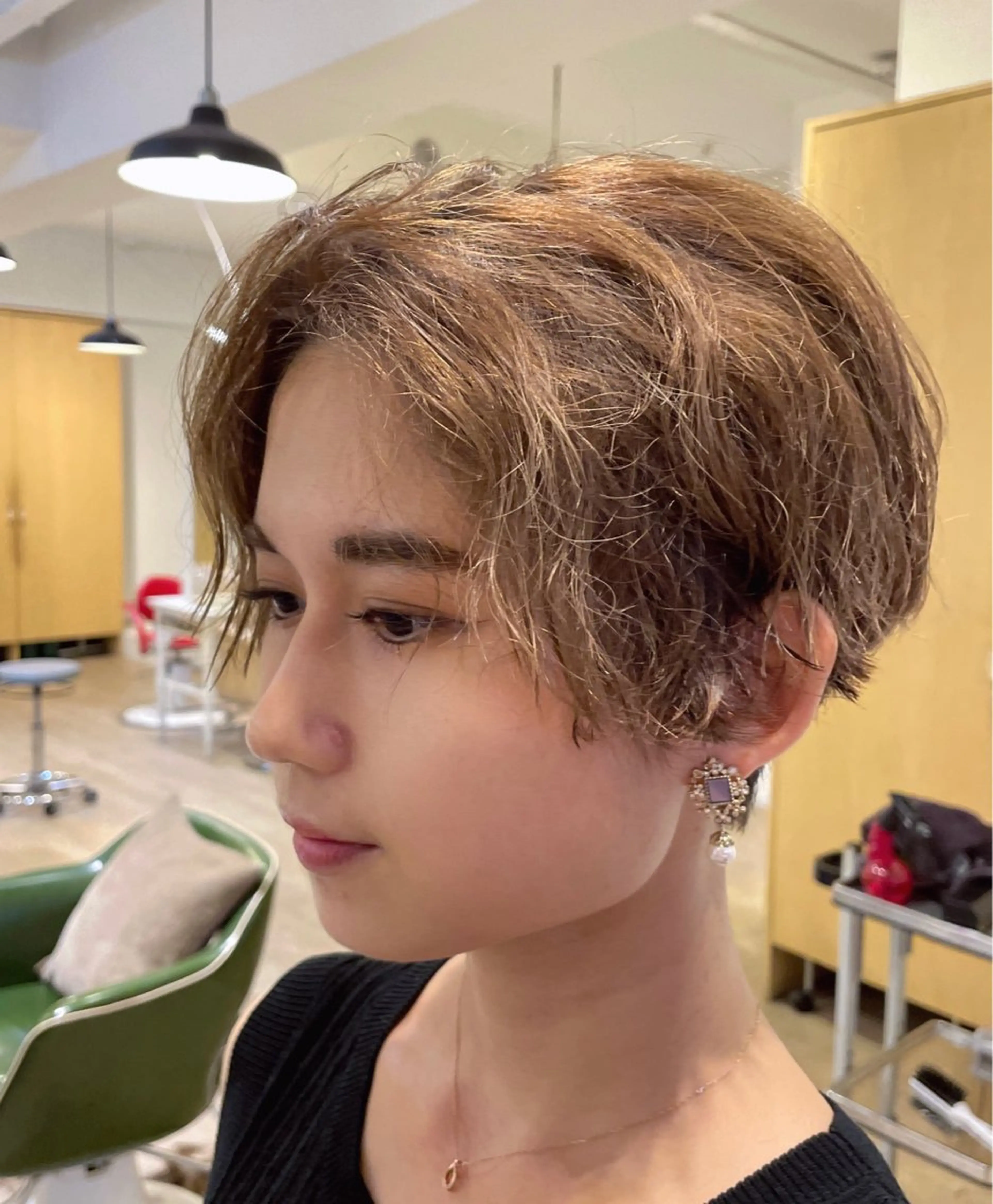 ショート カット トリートメント 髪質改善/似合わせ レイヤー/AYUMUのヘアスタイル