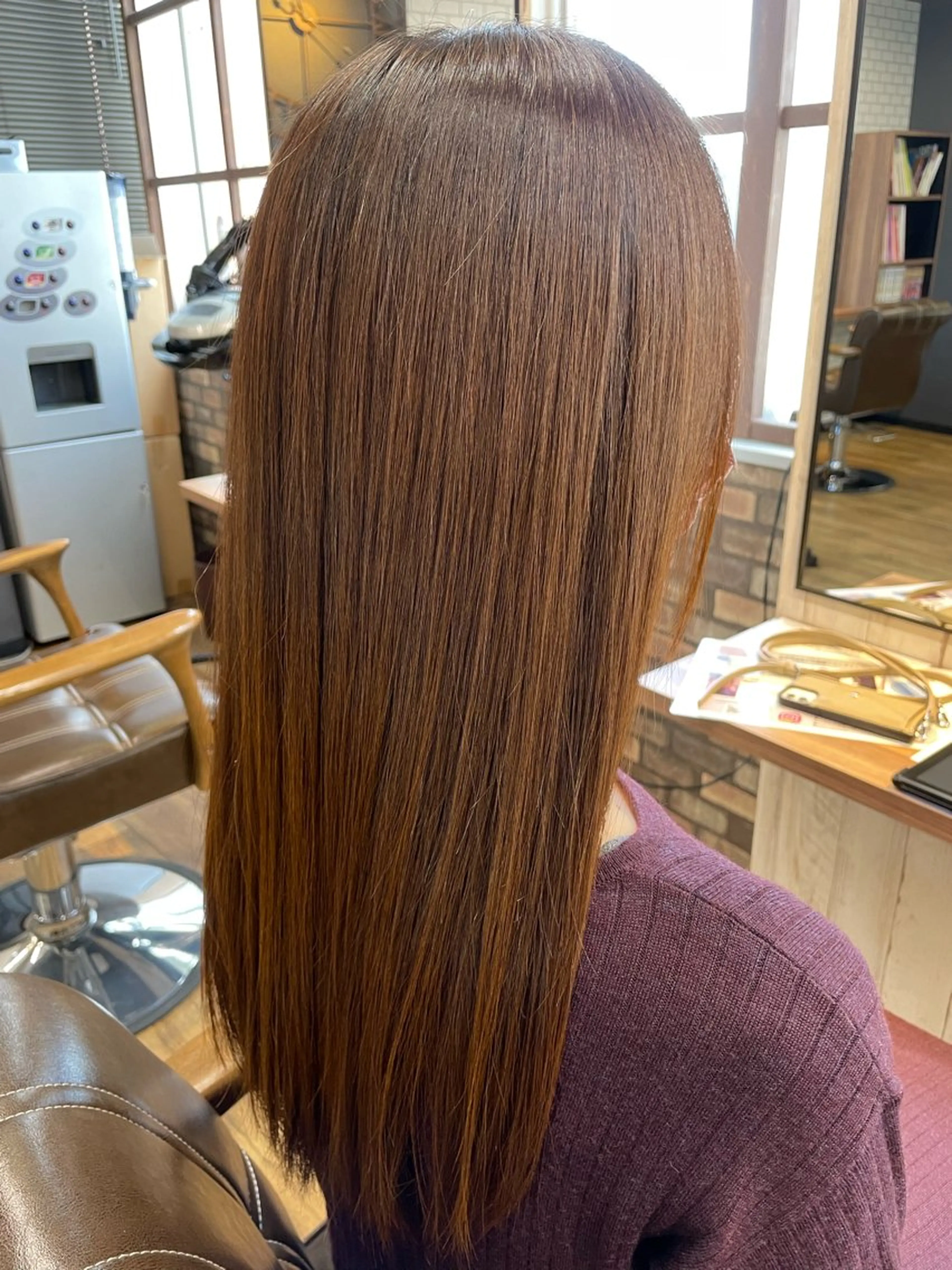 ロング 縮毛矯正 佐藤 栄輔のヘアスタイル