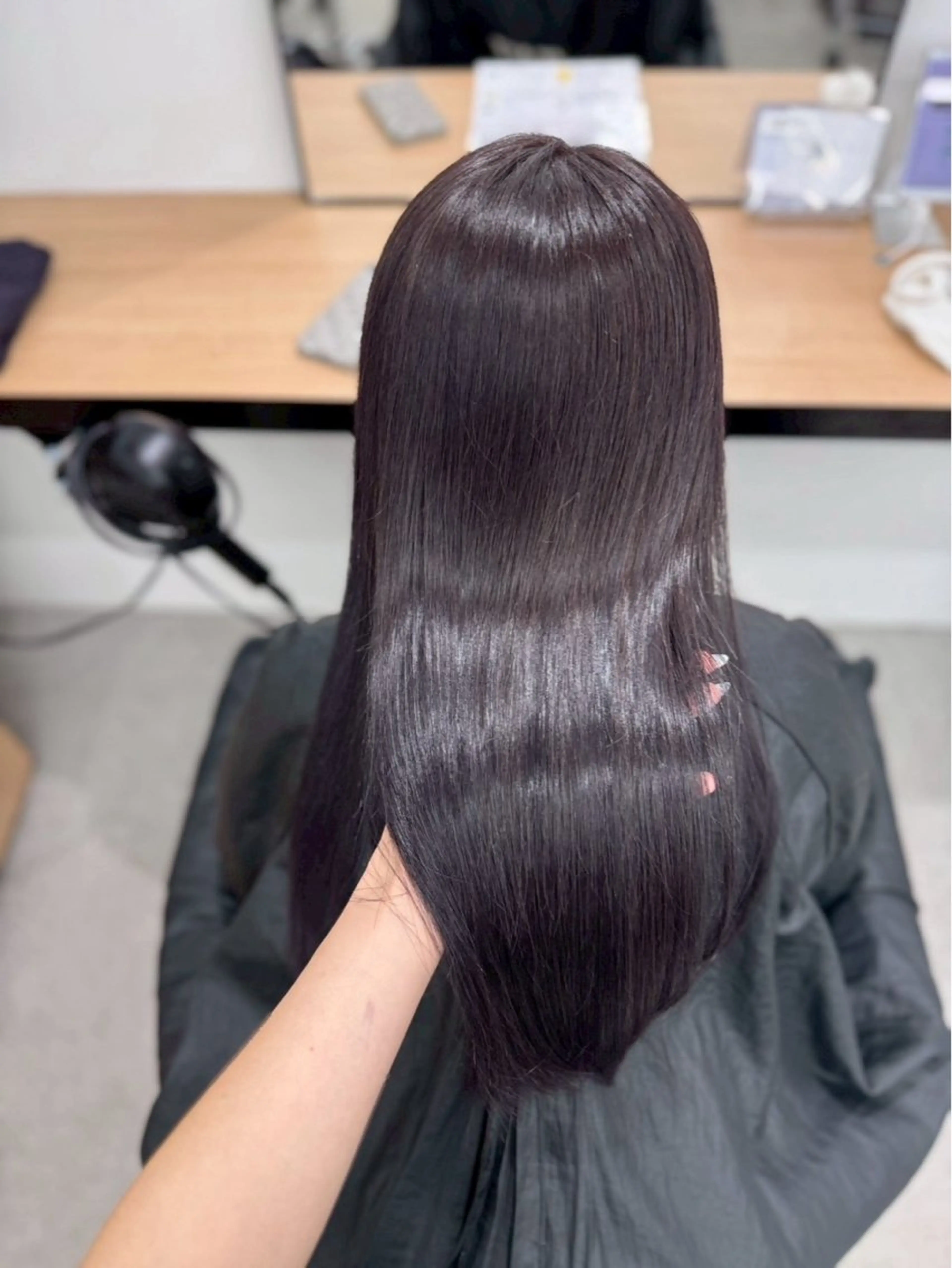 ロング ヘアカラー miku/ラベンダー 透明感カラー🪻❤︎のヘアスタイル