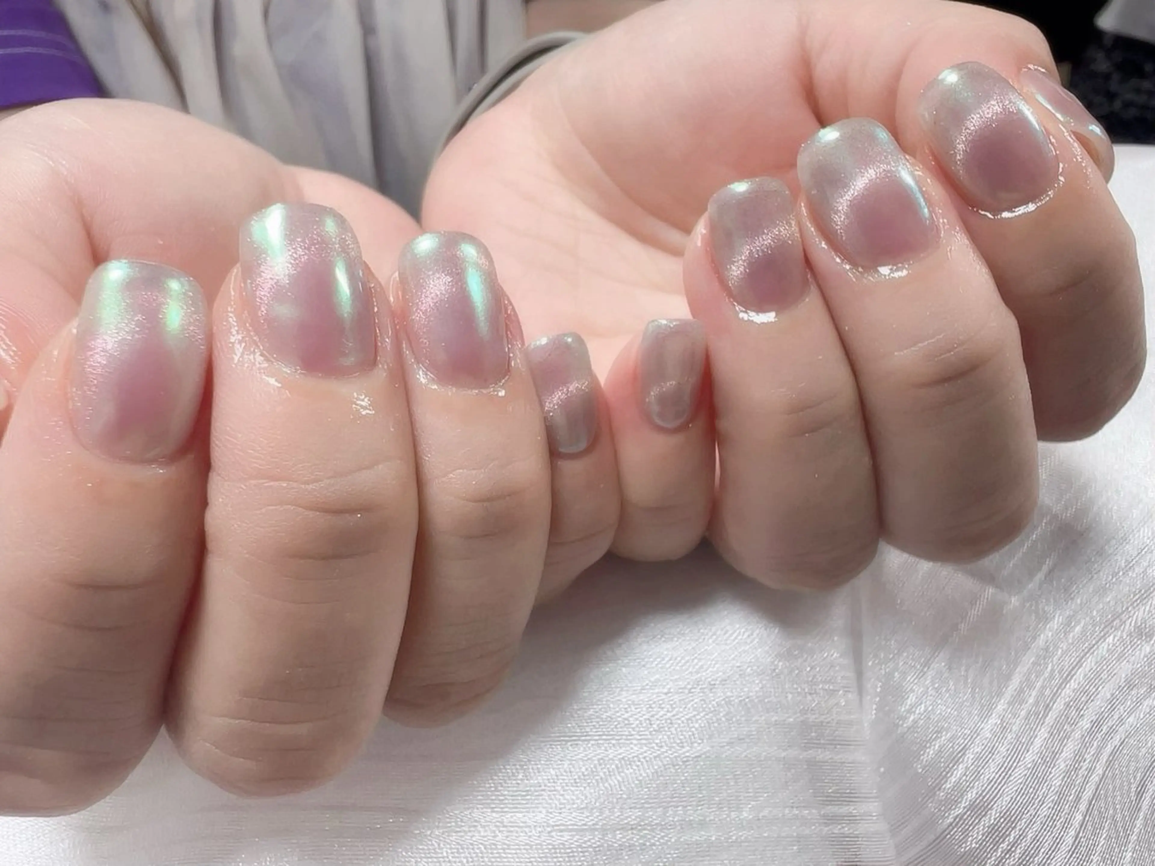 ネイル オーロラネイル マグネットネイル ハンドネイル Nail NaNaのネイルデザイン